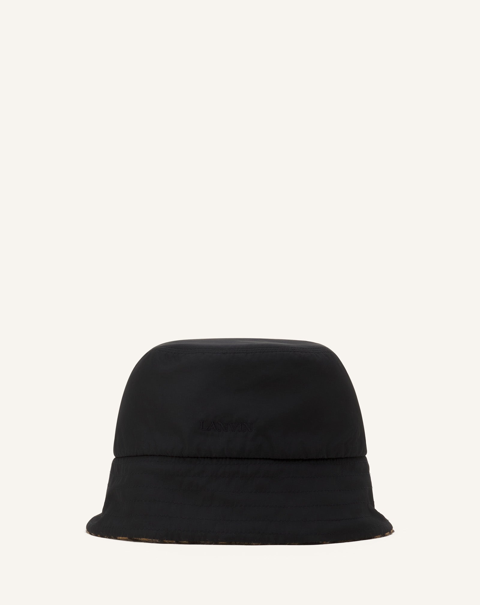 LEOPARD PRINT REVERSIBLE BUCKET HAT