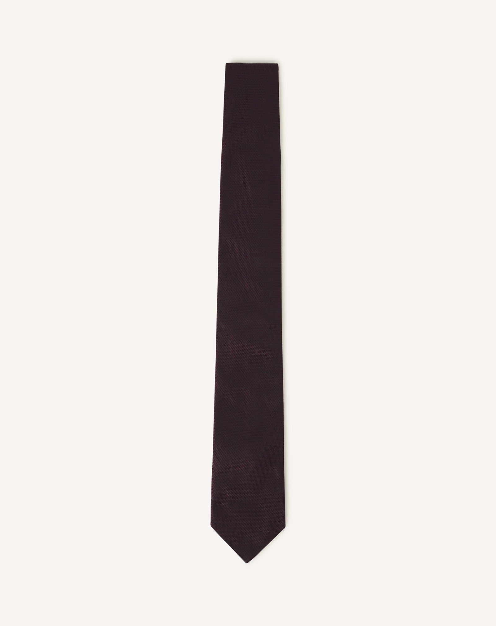 PLAIN SILK PIQUE TIE