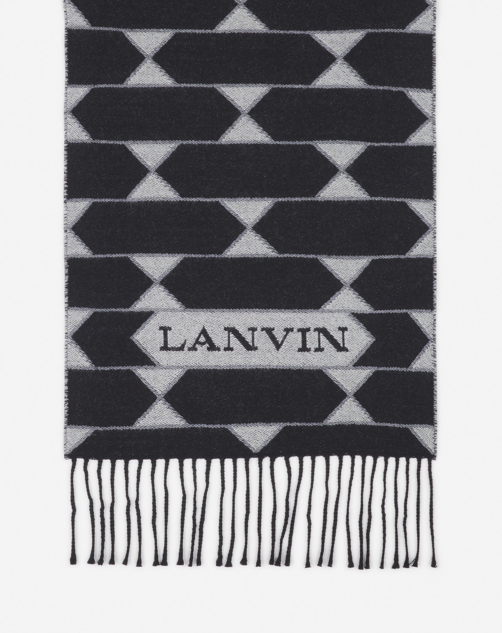 TWO-TONE WOOL SCARF