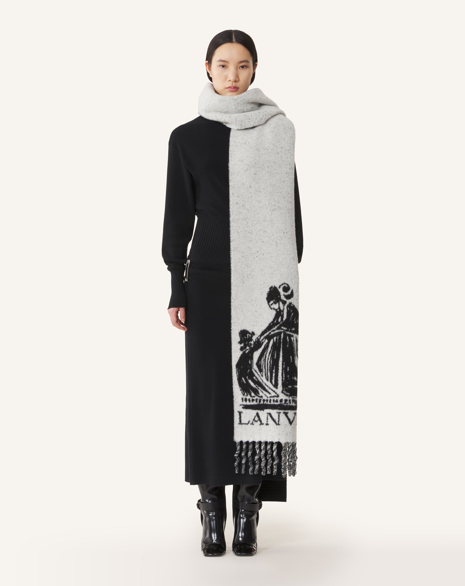 MOTHER & DAUGHTER WOOL SCARF