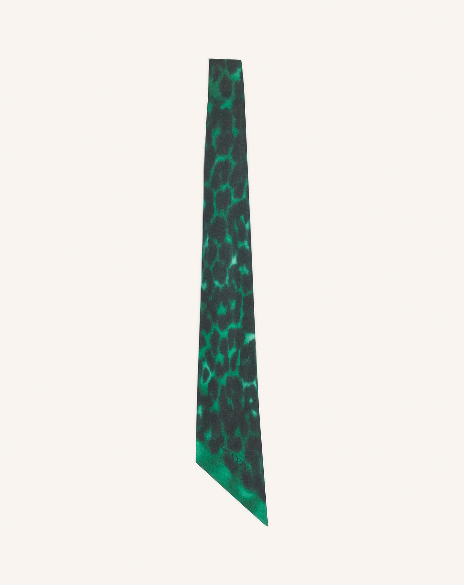 LEOPARD PRINT SILK TWILLY