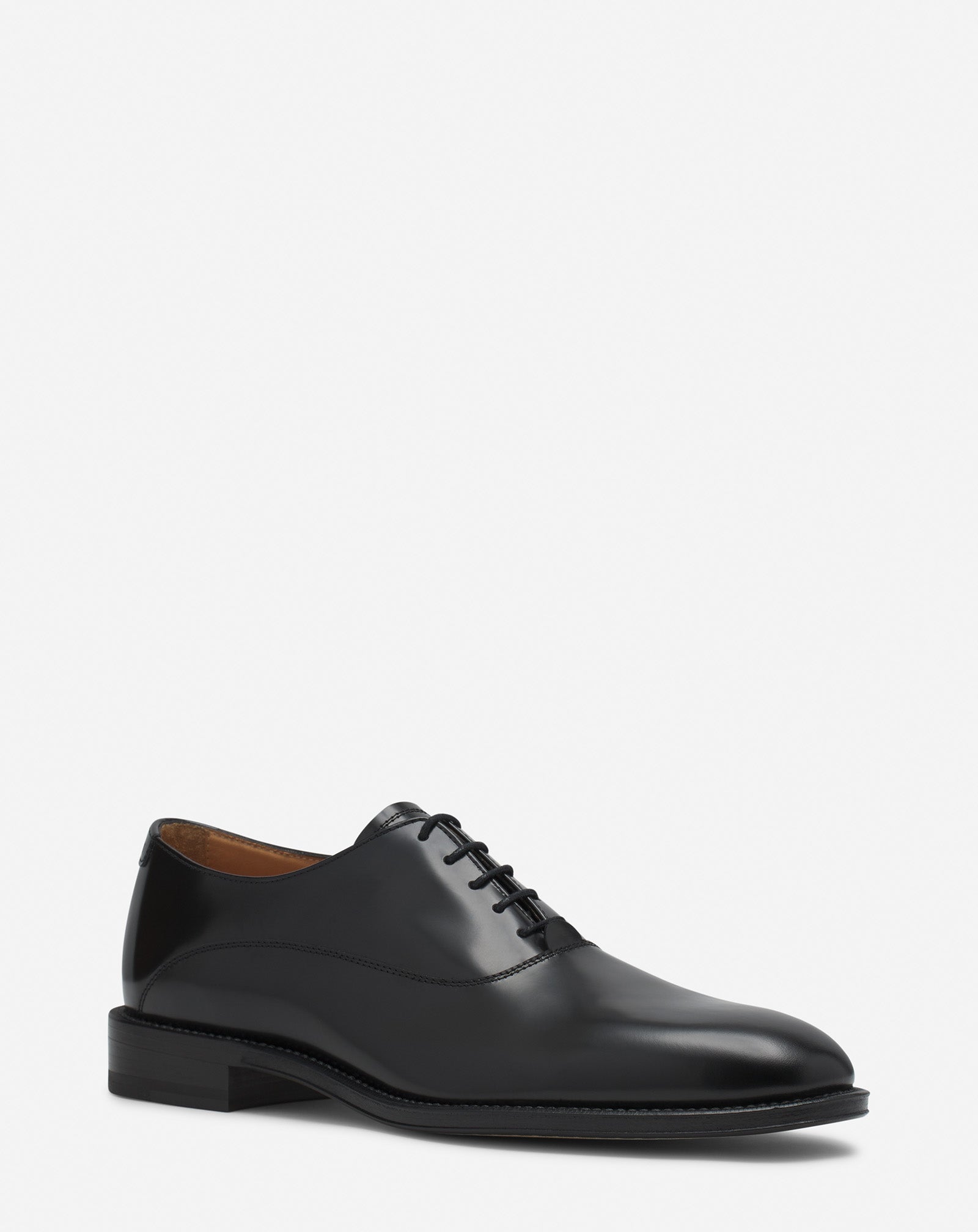LANVIN SIGNATURE LEATHER OXFORD SHOES