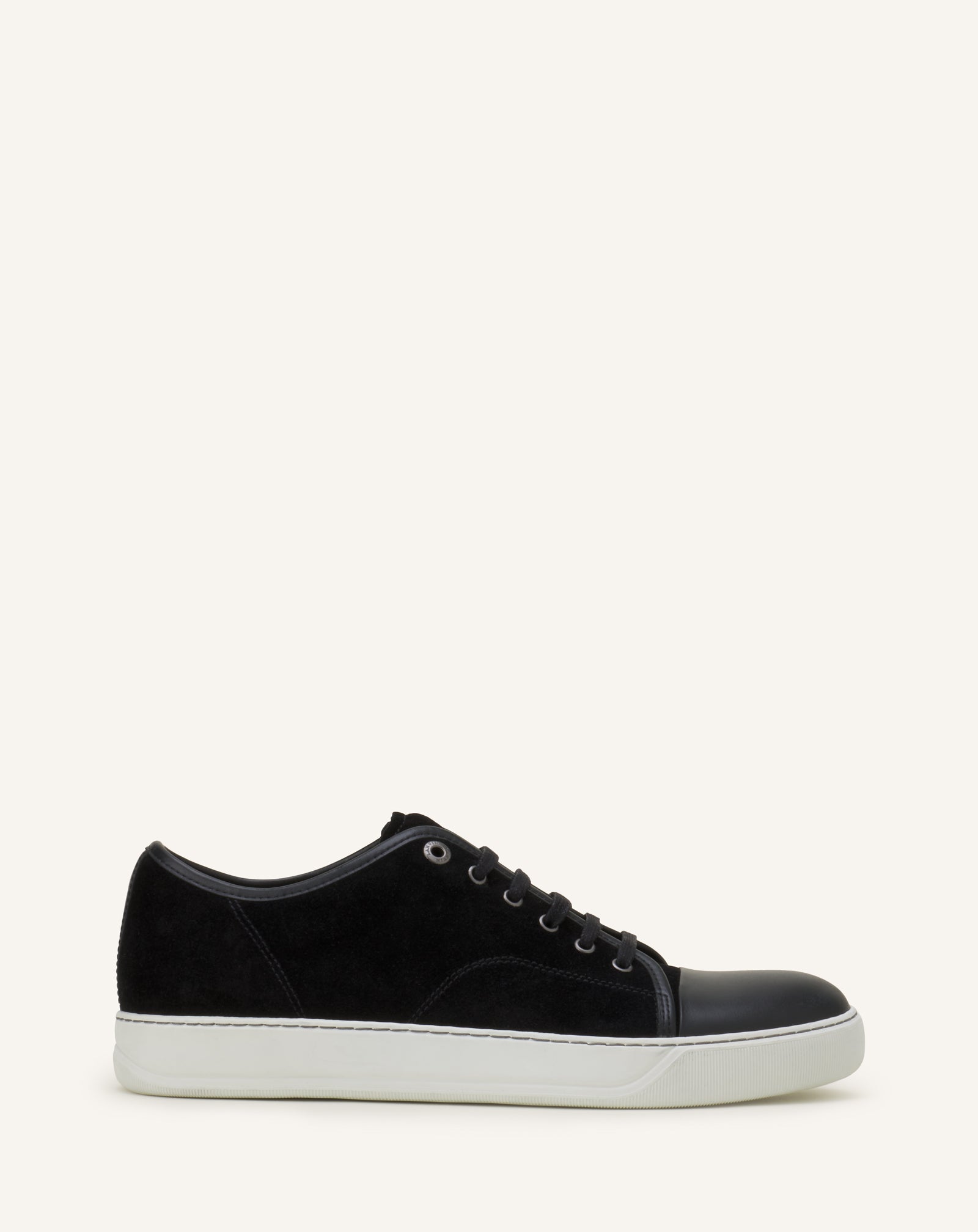 BLACK DBB1 LEATHER AND SUEDE SNEAKERS