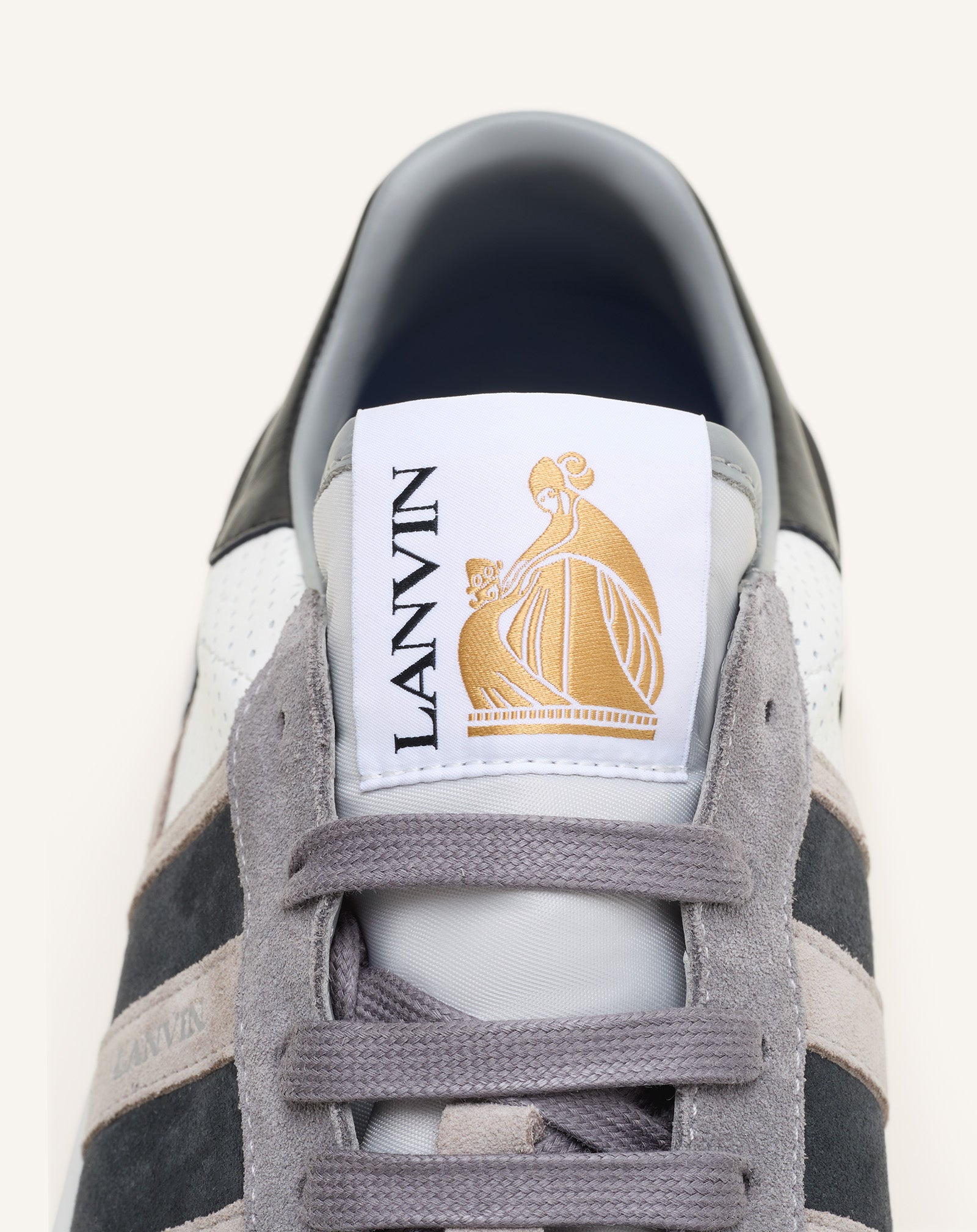 CLAY SNEAKERS IN PERFORATED LEATHER AND SUEDE