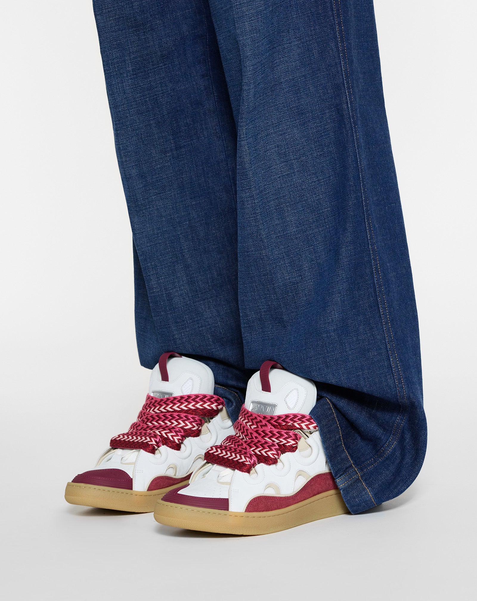 CURB LEATHER SNEAKERS