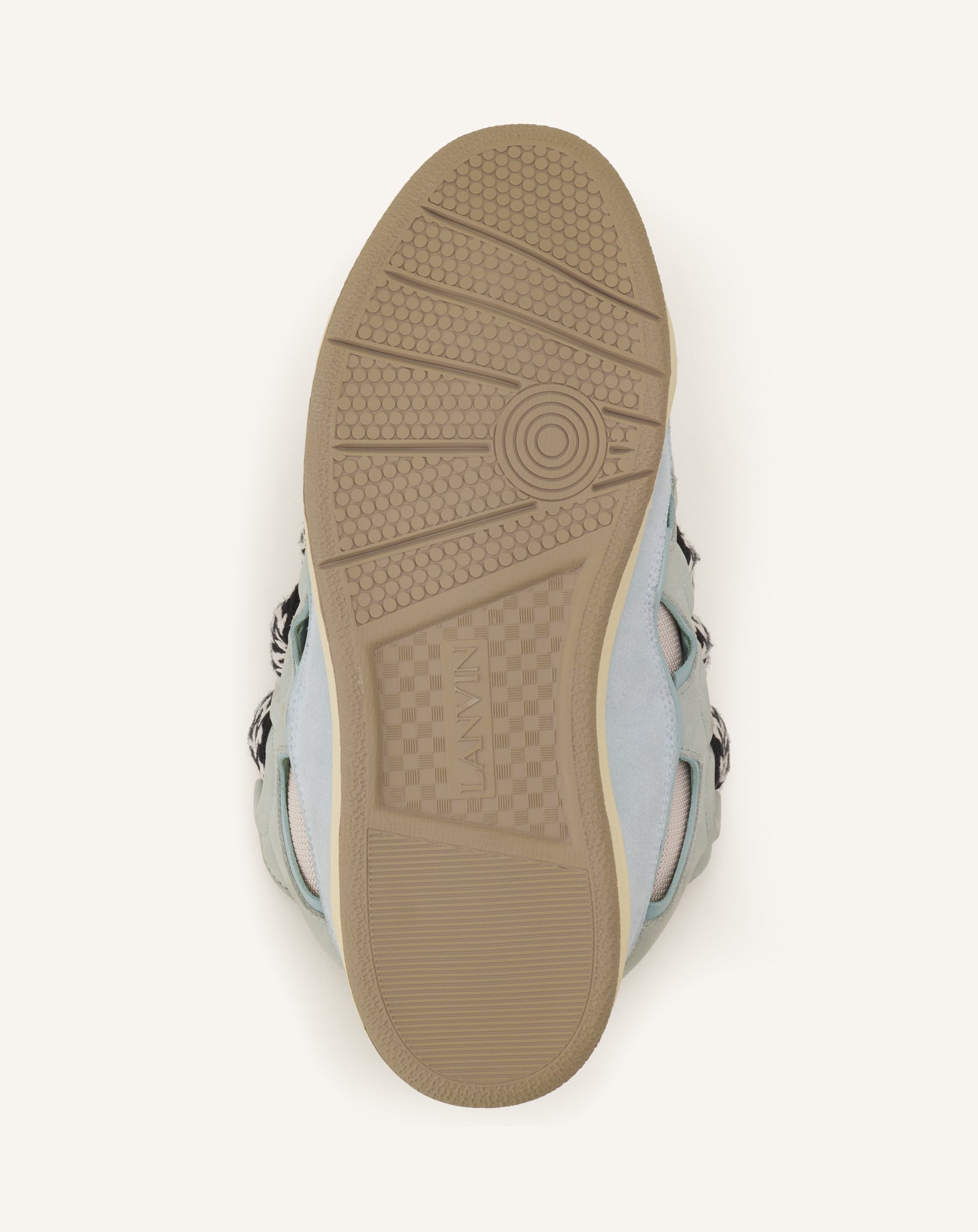 LEATHER CURB SNEAKERS