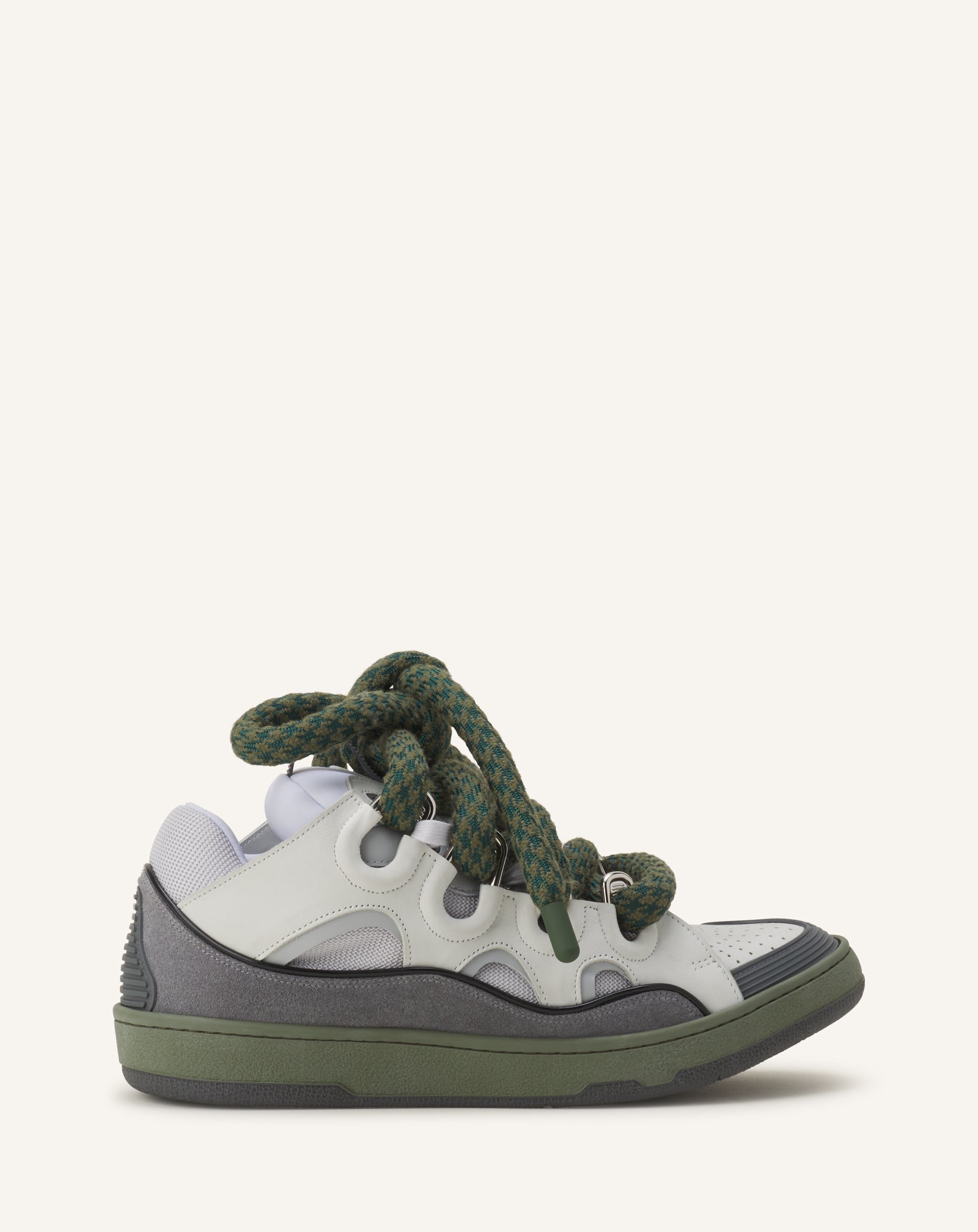 CURB SNAKE SNEAKERS IN LEATHER