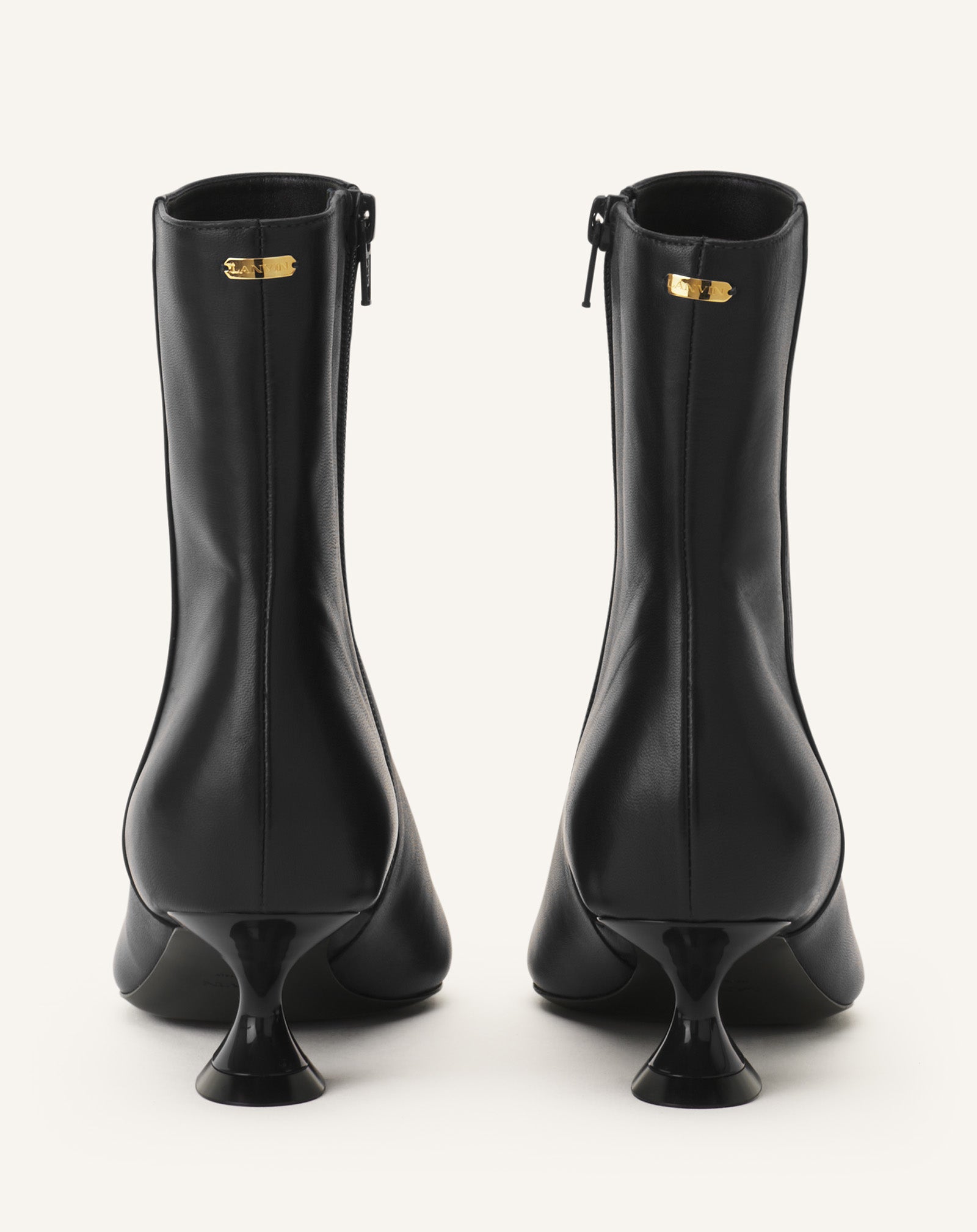 MIDNIGHT STEP LEATHER ANKLE BOOT