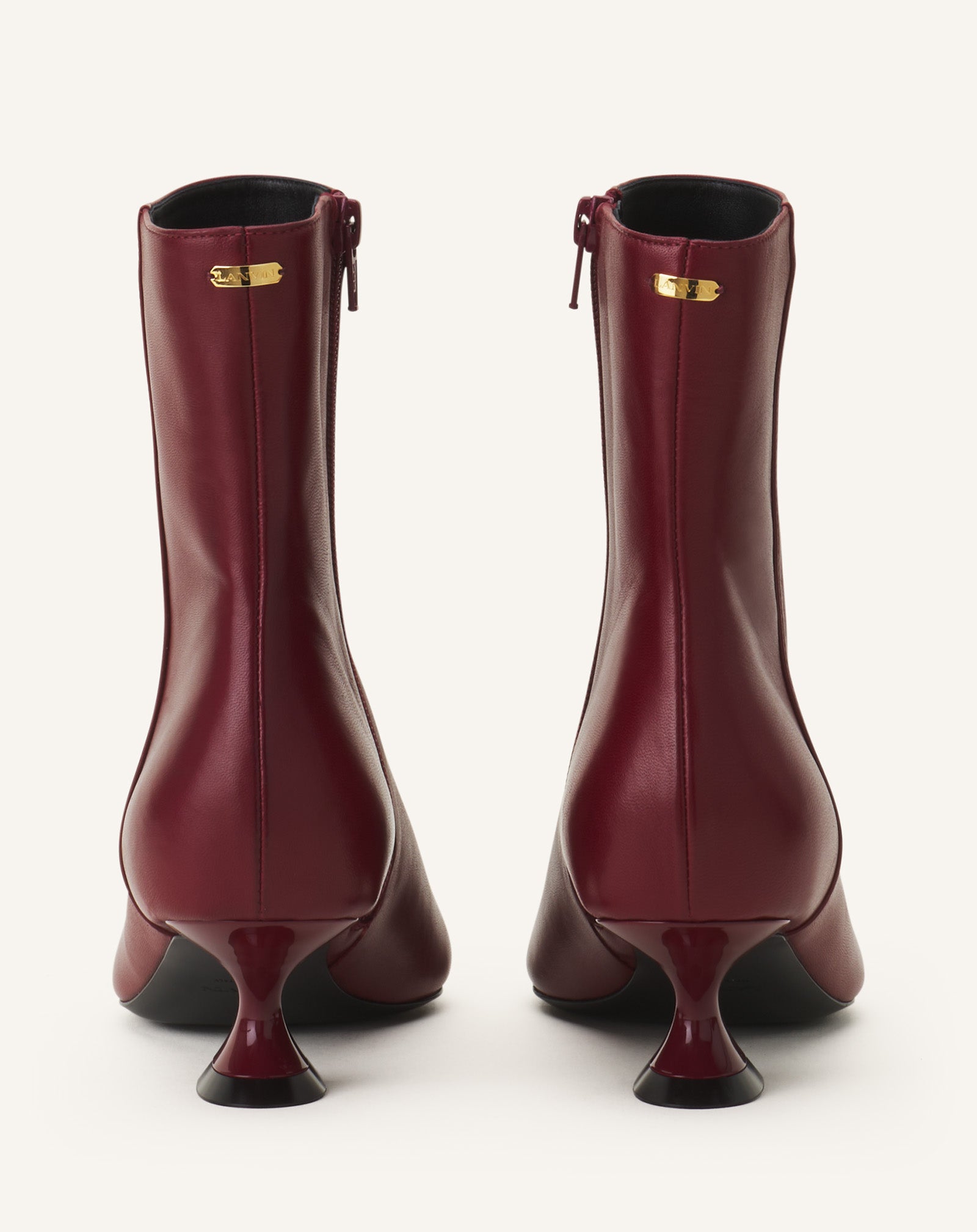 MIDNIGHT STEP LEATHER ANKLE BOOT