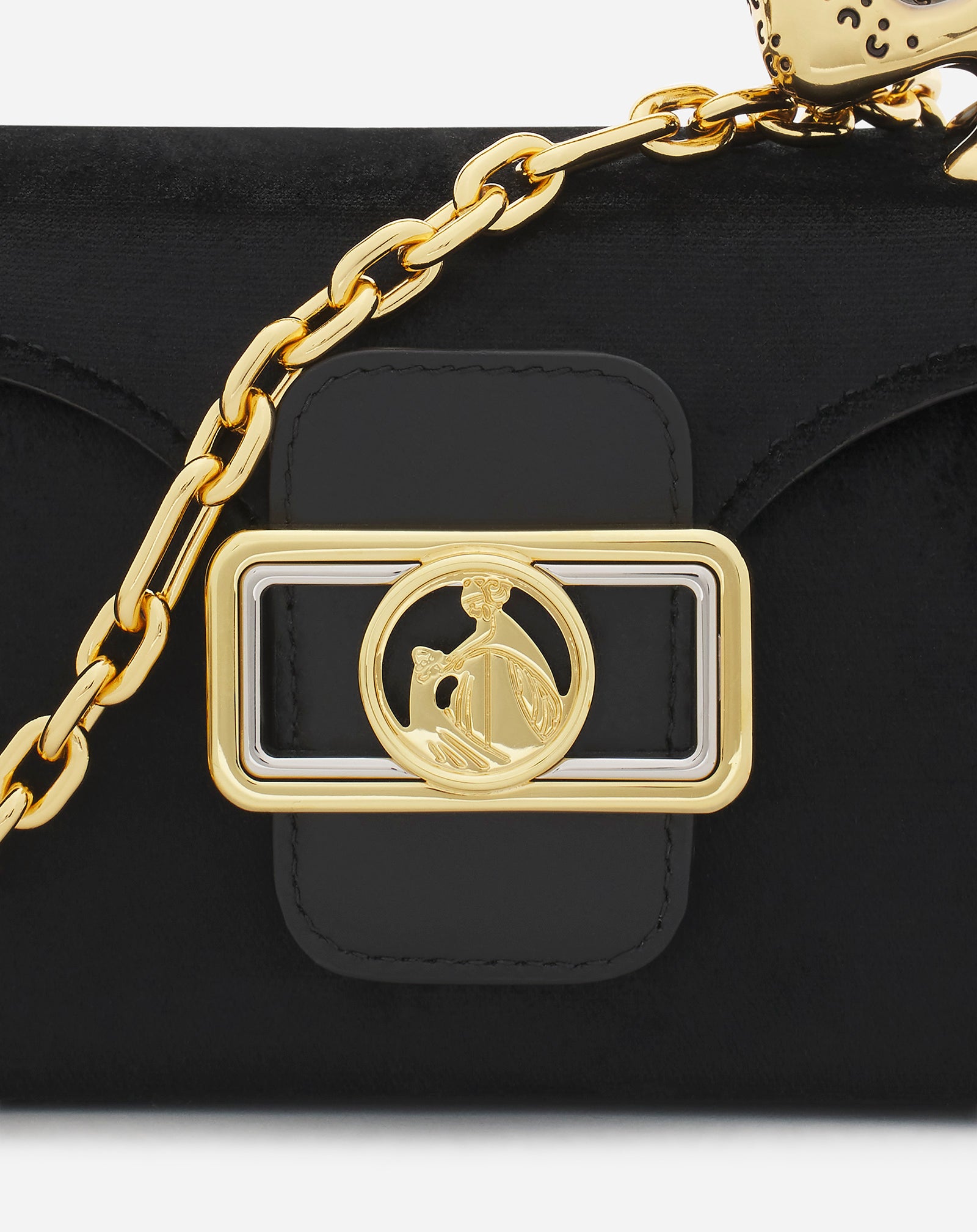 NANO PENCIL CAT BAG IN VELVET