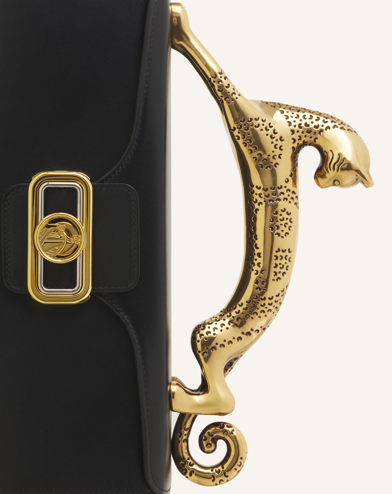 Pencil Cat Bag in box calf