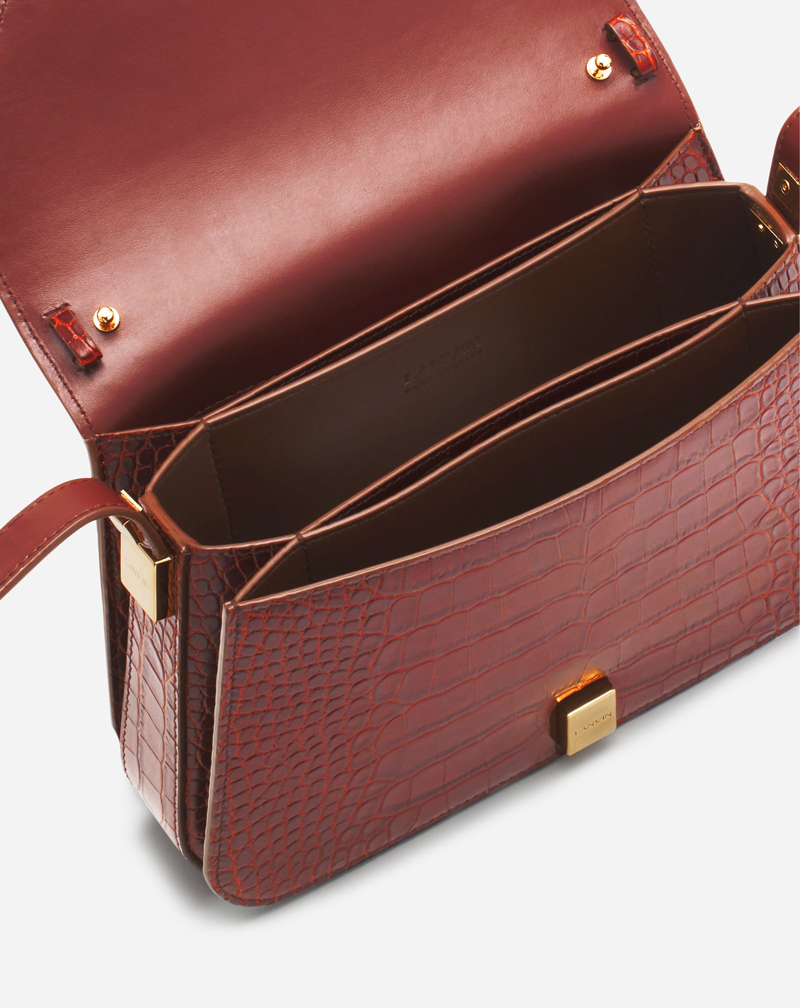 CONCERTO ARPÈGE BAG IN CROCODILE-EFFECT LEATHER