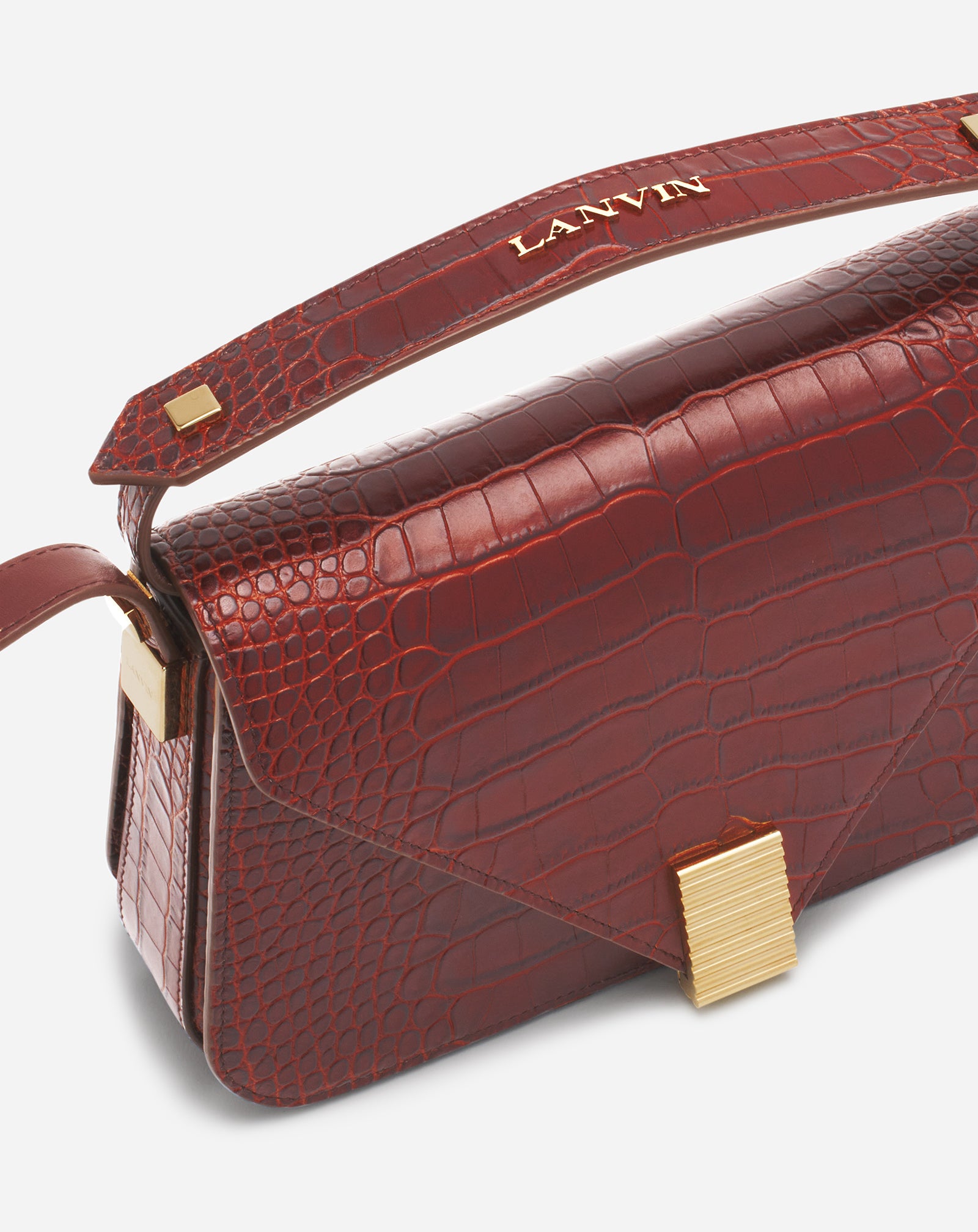 CONCERTO ARPÈGE BAG IN CROCODILE-EFFECT LEATHER