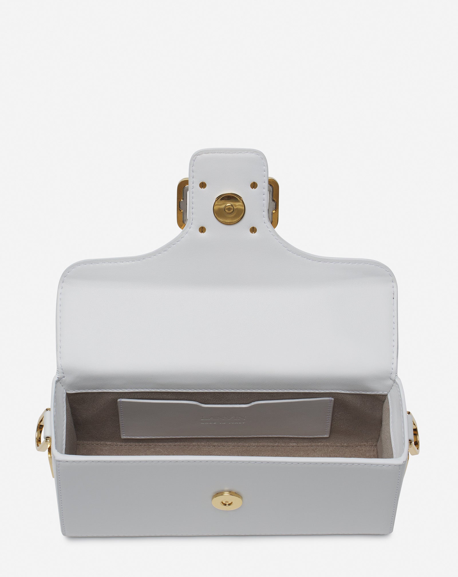 PENCIL CAT BAG IN LEATHER AND RHINESTONES