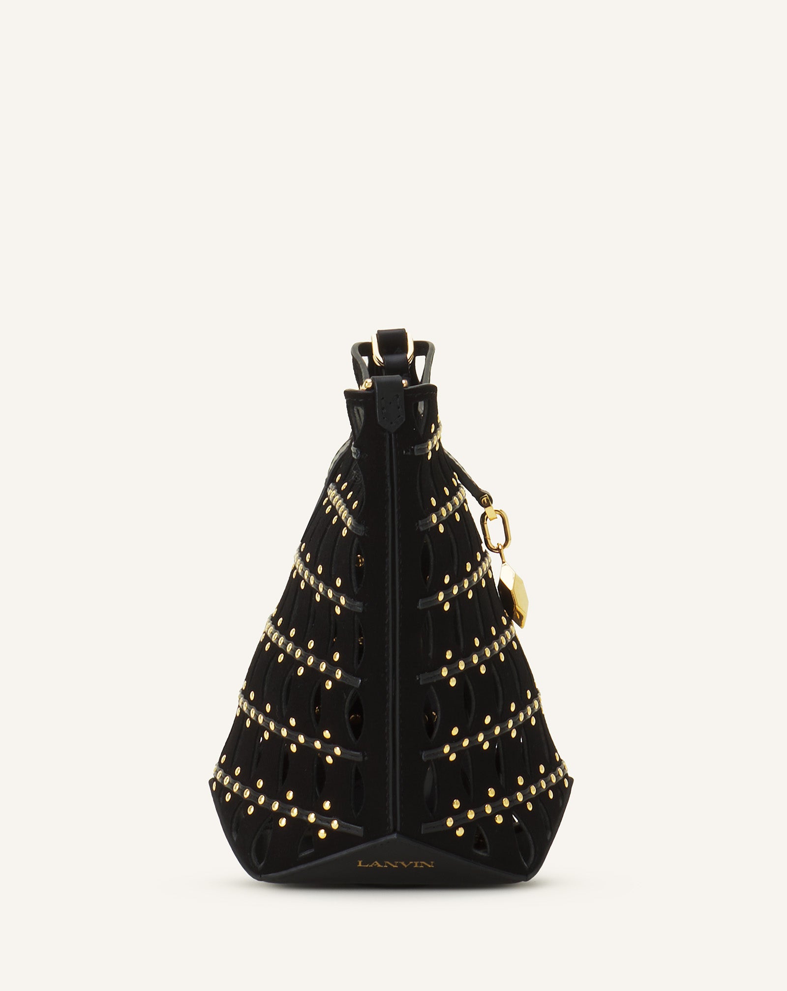 CATCH NANO BY LANVIN BUCKET BAG IN SUEDE