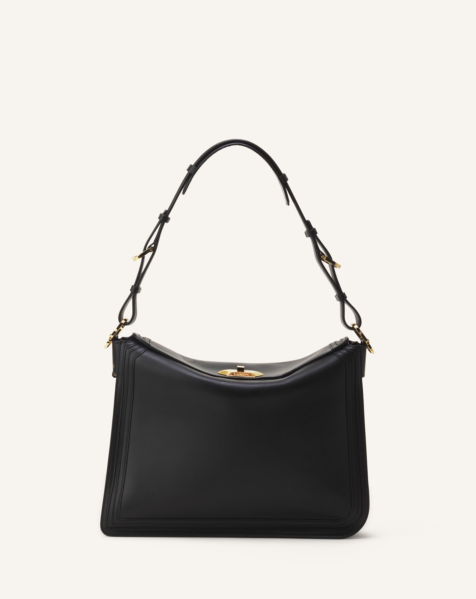 COMPAGNON ASYMMETRICAL BAG IN LEATHER