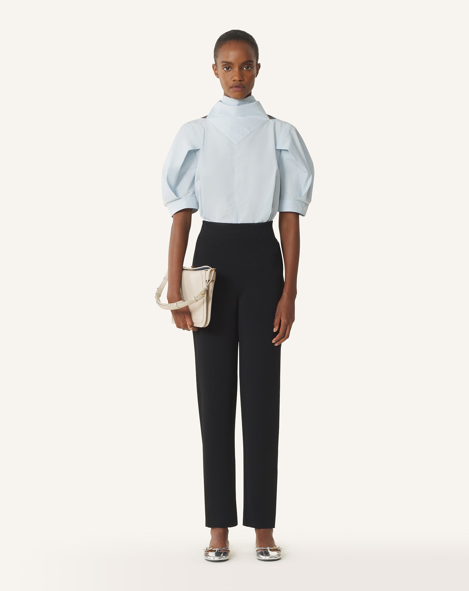 COMPAGNON SMALL ASYMMETRICAL BAG IN LEATHER