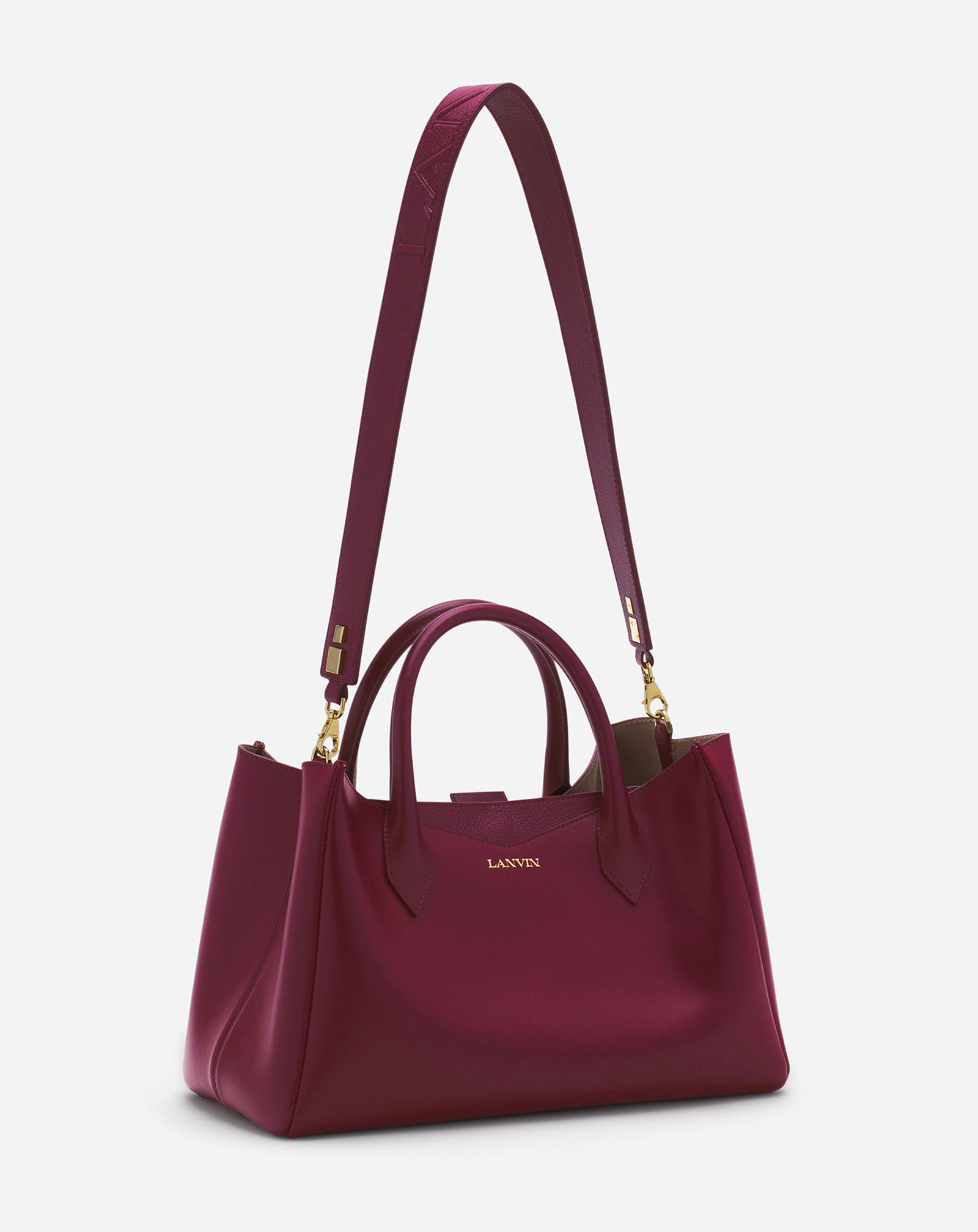 L'OCTAVE BY LANVIN LEATHER DAY BAG