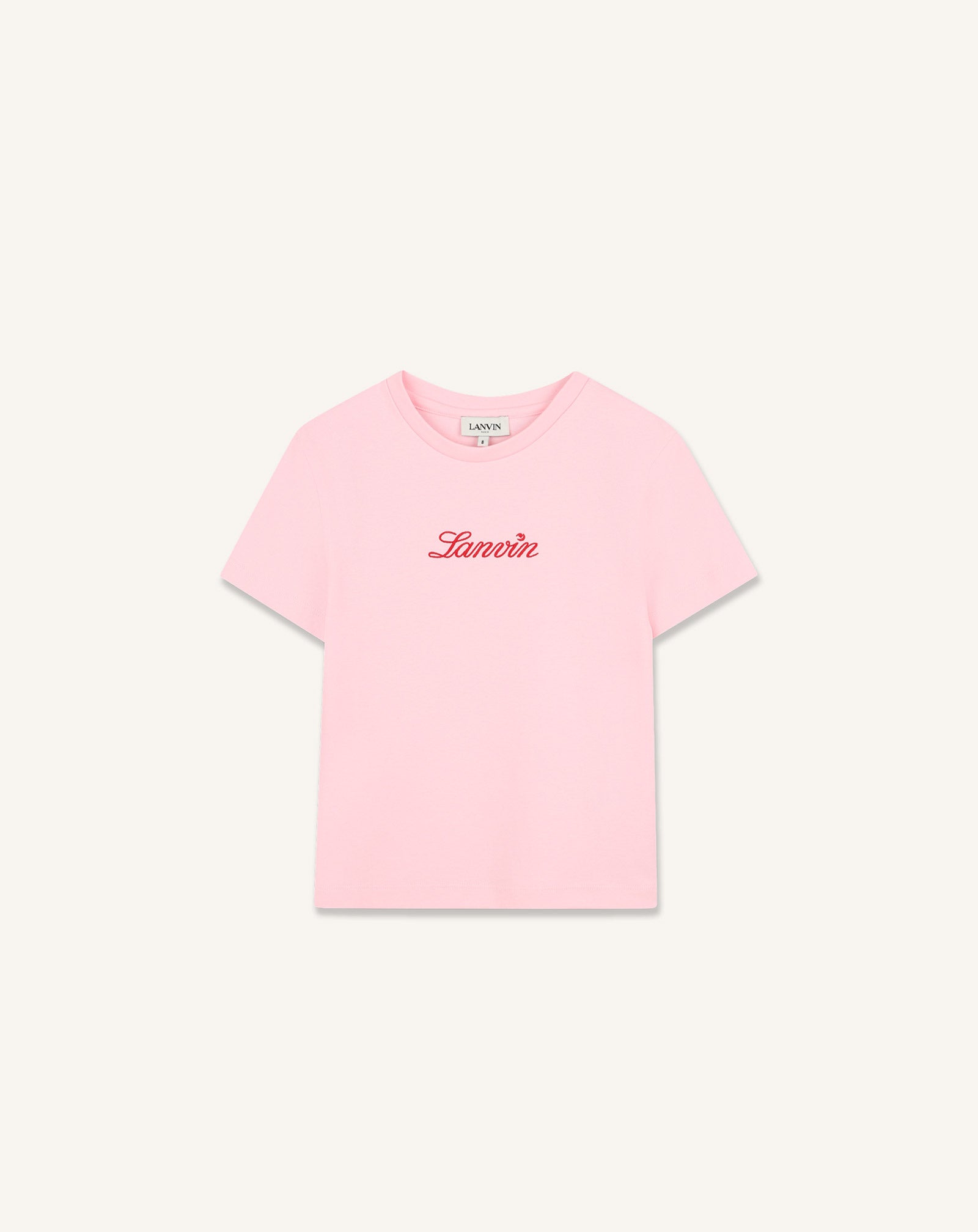 LANVIN LOGO COTTON T-SHIRT