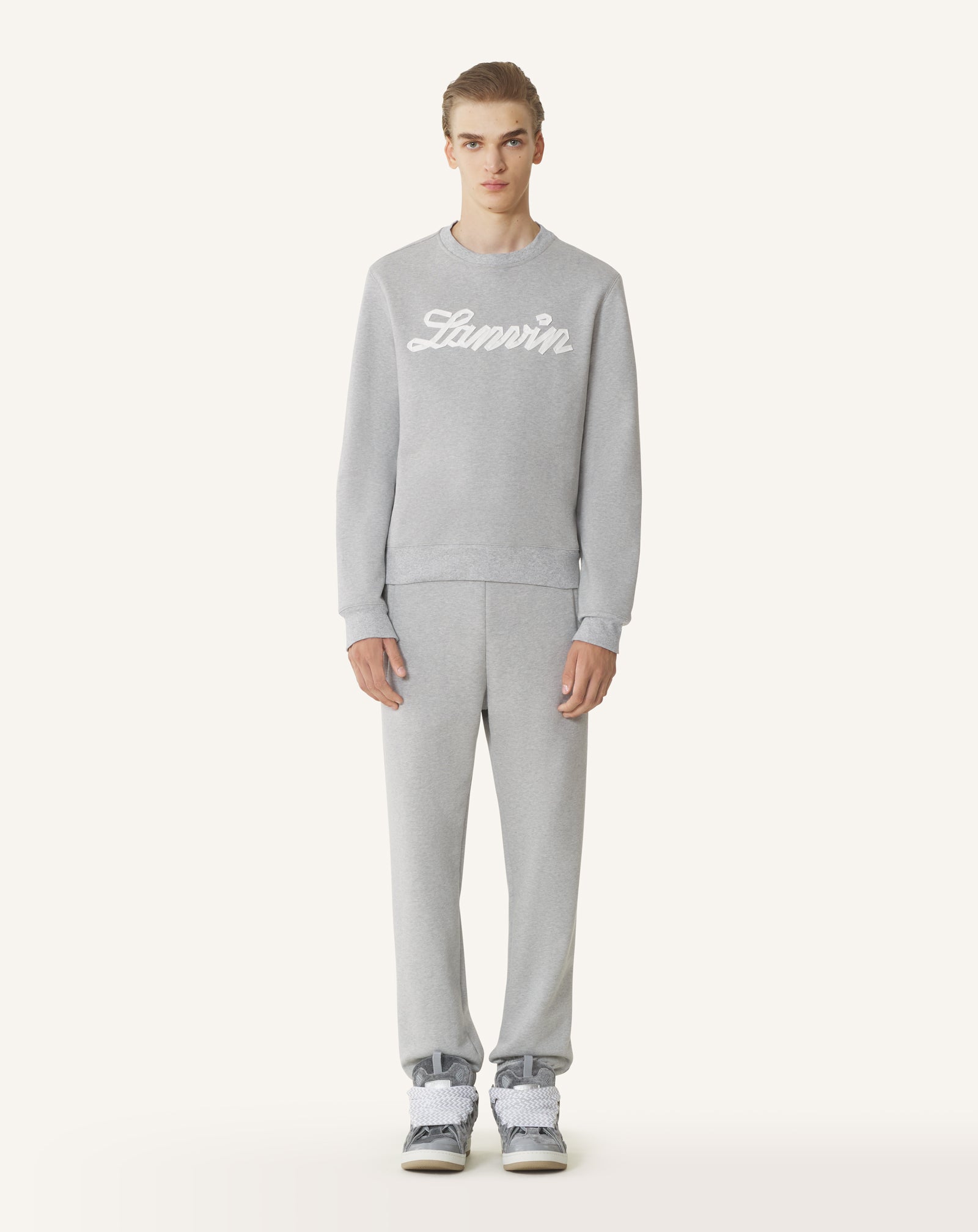 GREY LANVIN RIBBON SWEATSHIRT