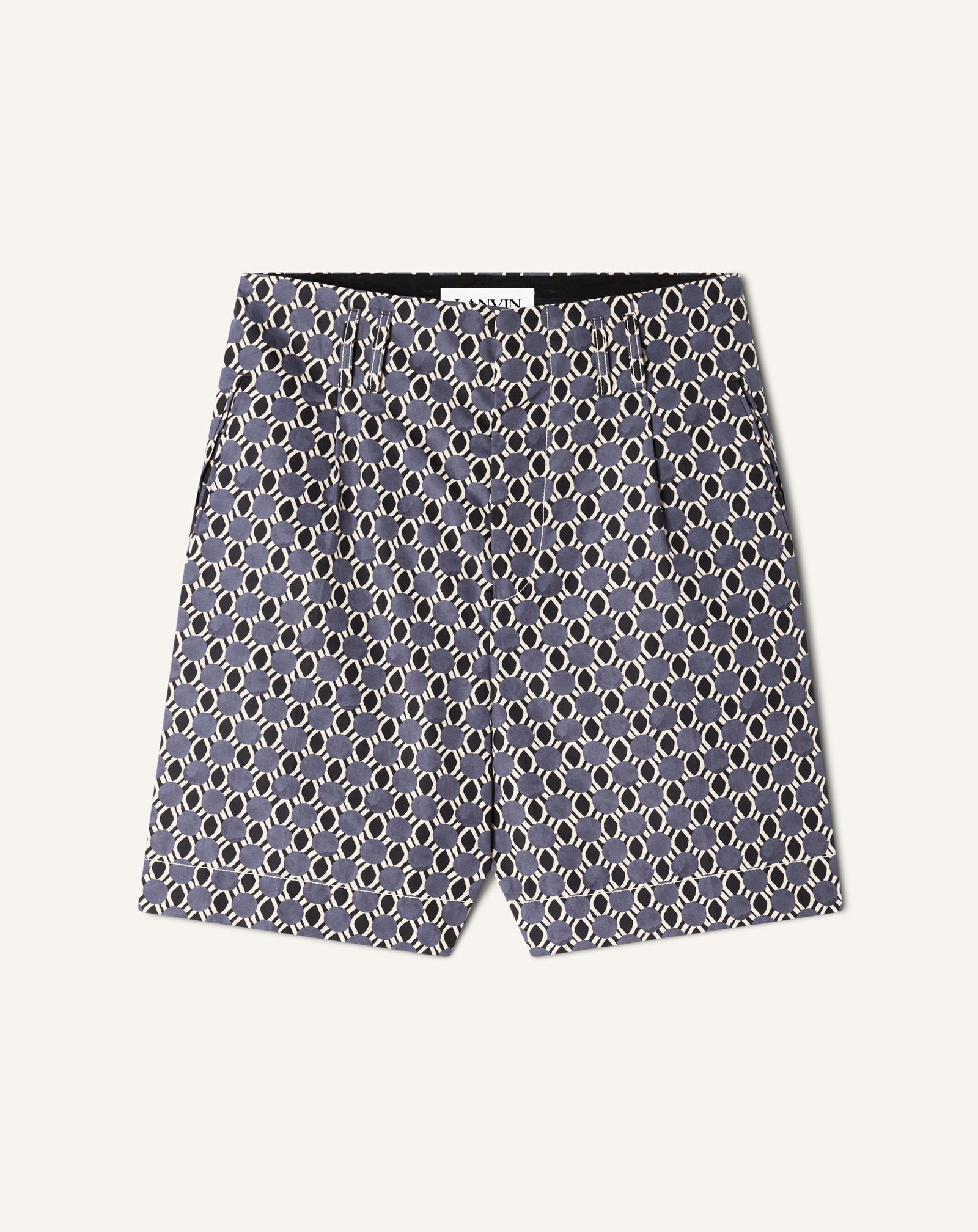 PRINTED COTTON SHORTS