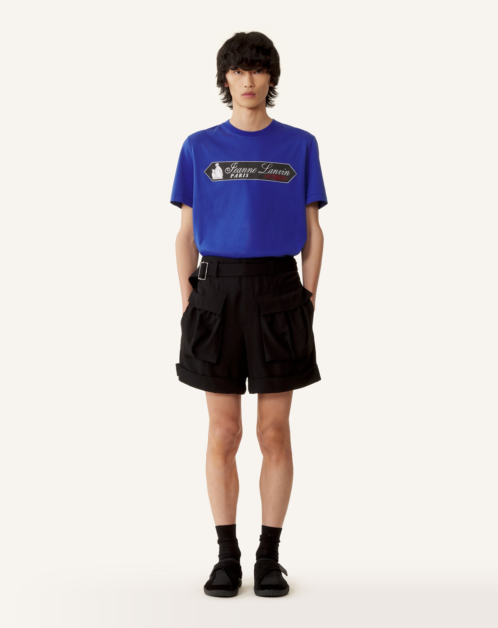 PRINTED LANVIN SIGNATURE LABEL T-SHIRT
