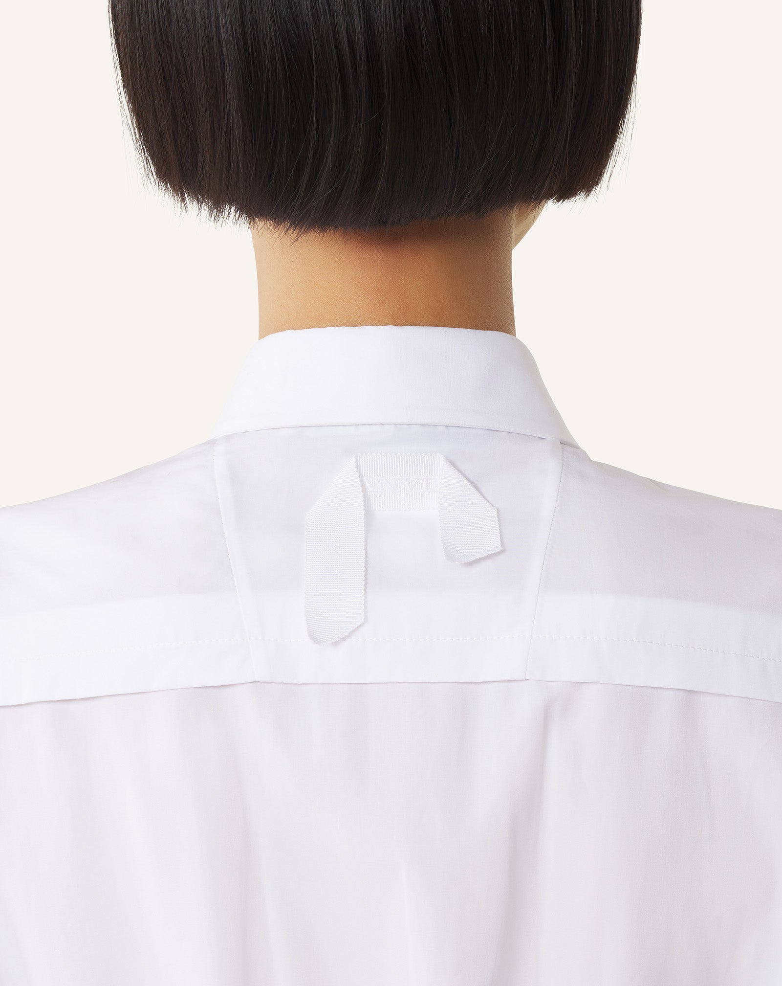 COTTON POPLIN SHIRT DRESS