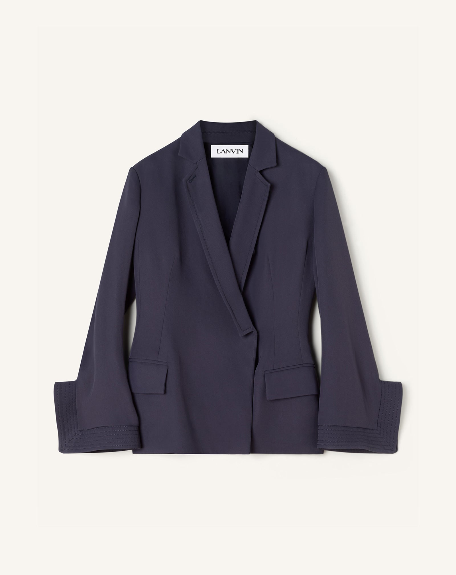 DOUBLE-BREASTED TWILL JACKET