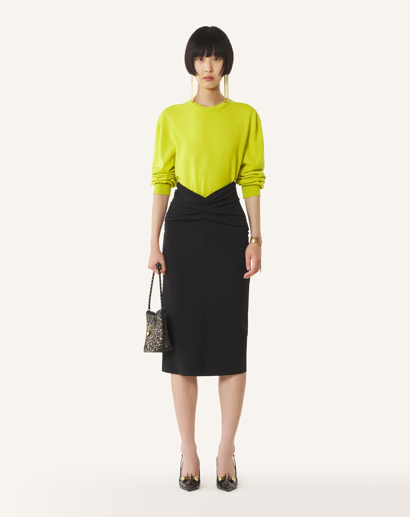 MIDI SKIRT IN JERSEY