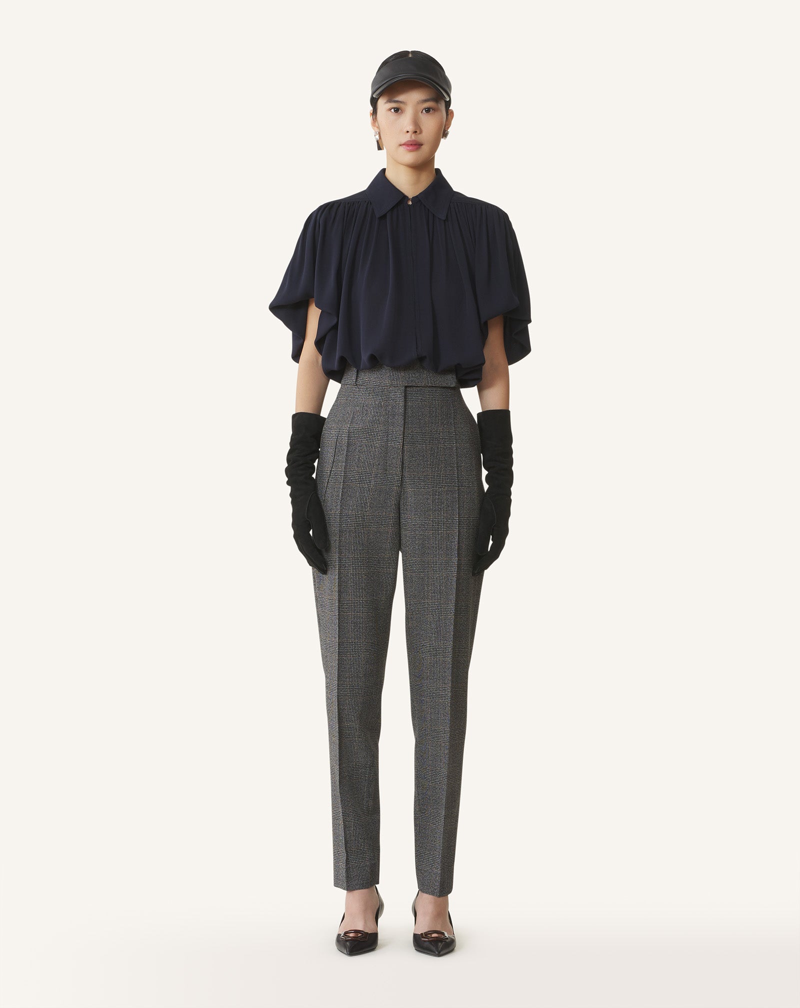 TOP IN SILK GEORGETTE