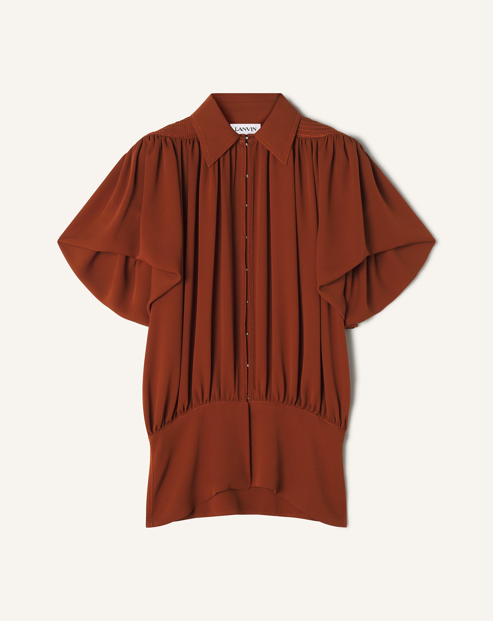 TOP IN SILK GEORGETTE