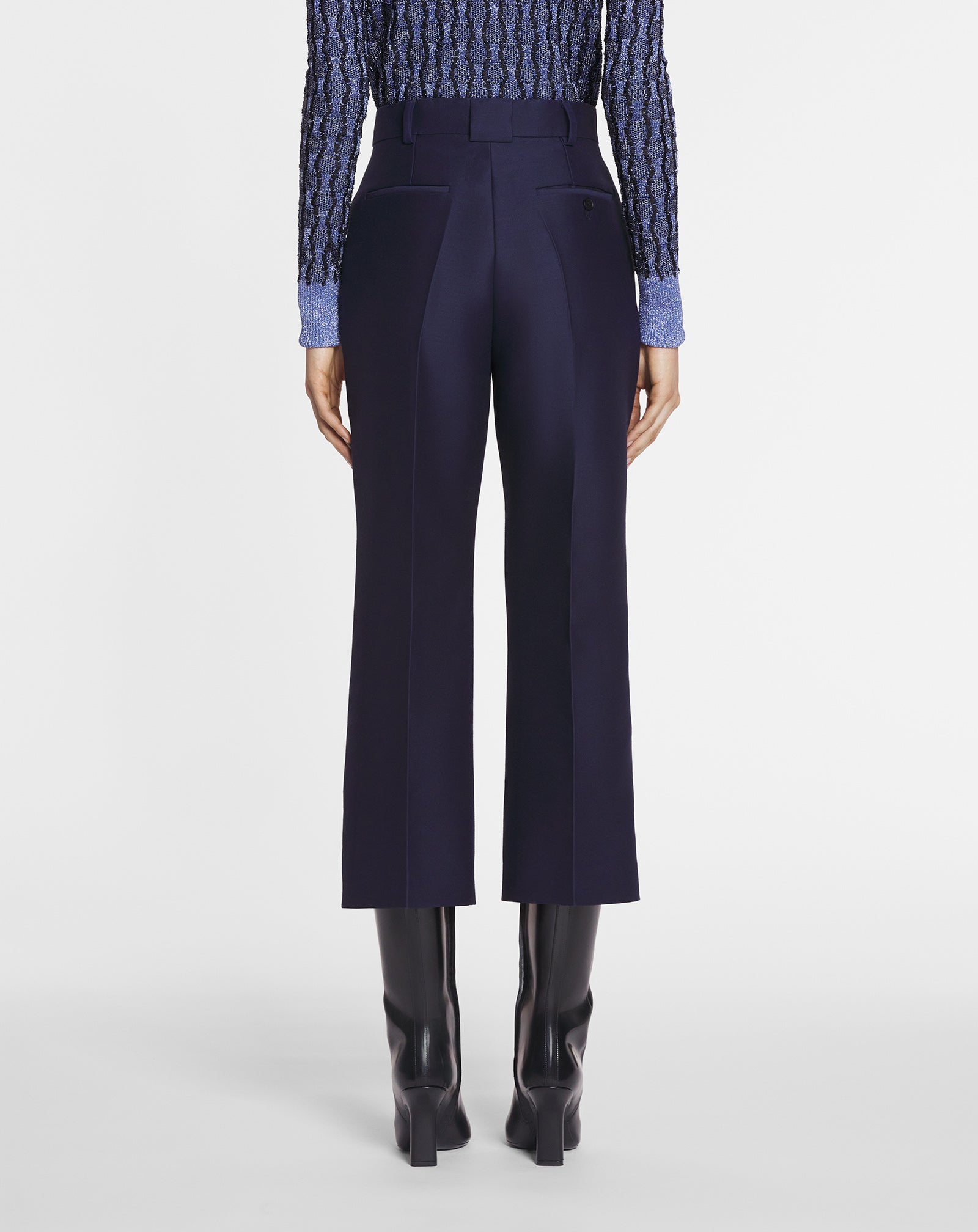 FLARED CROPPED PANTS
