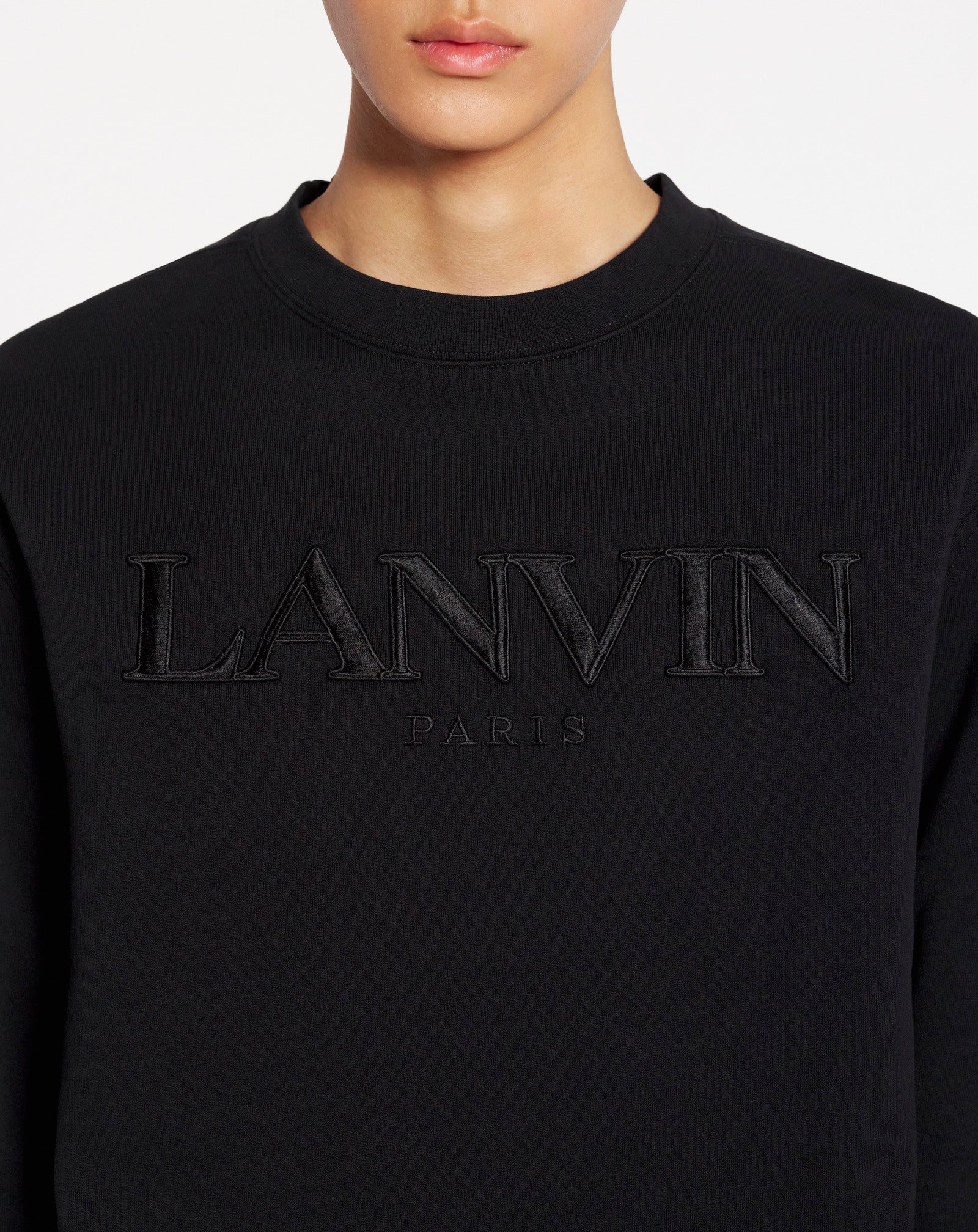 LANVIN PARIS SWEATSHIRT BLACK | Lanvin