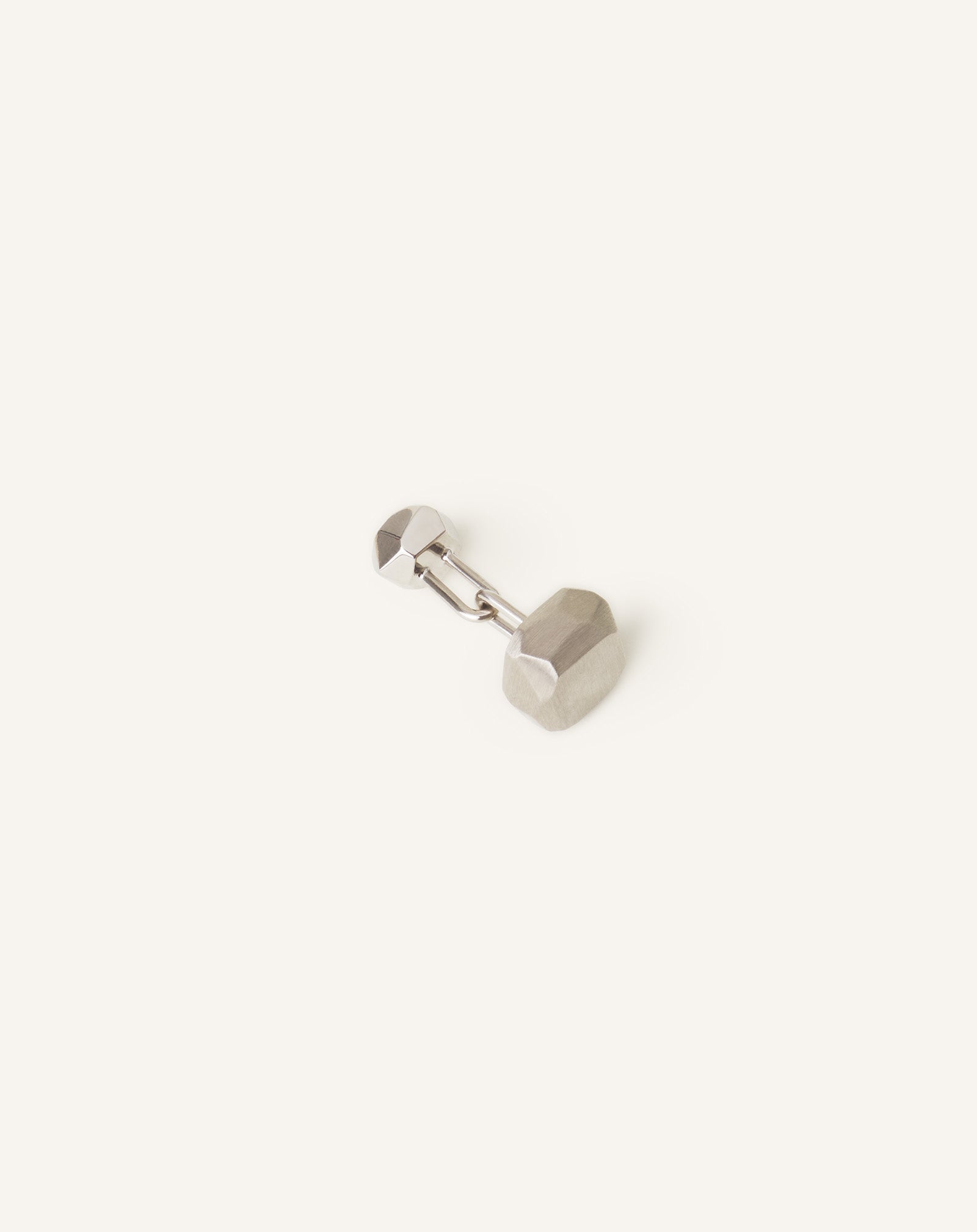 SILVER ROCKS CUFFLINKS