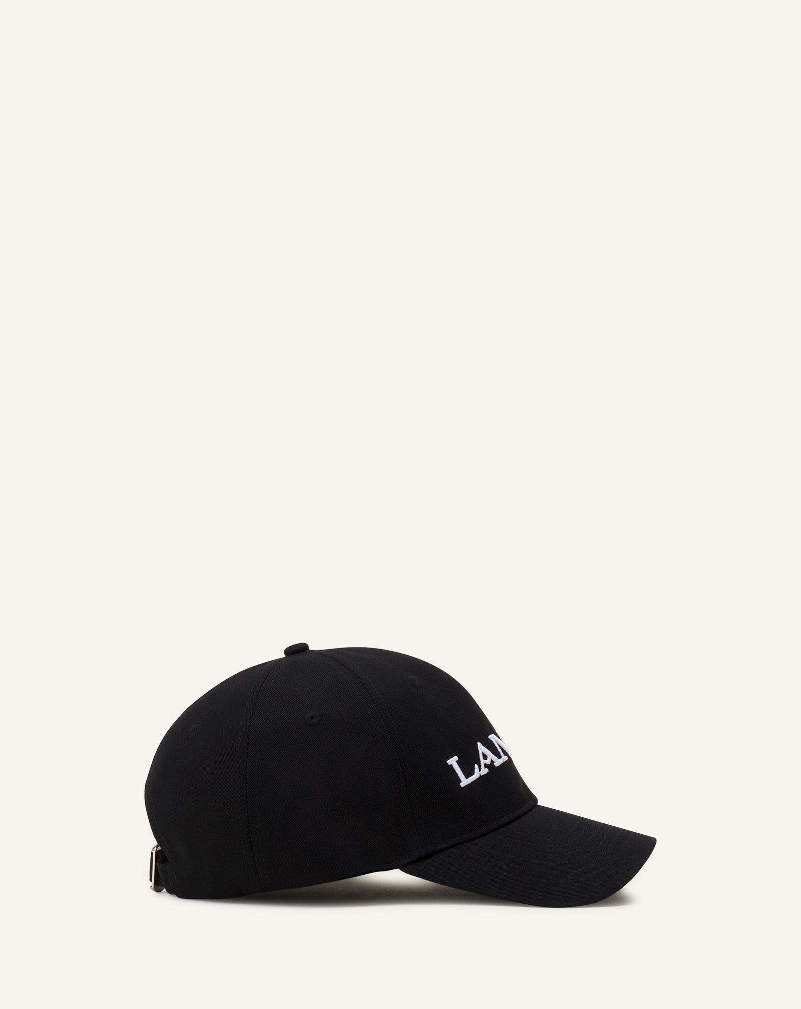 BLACK LANVIN COTTON CAP