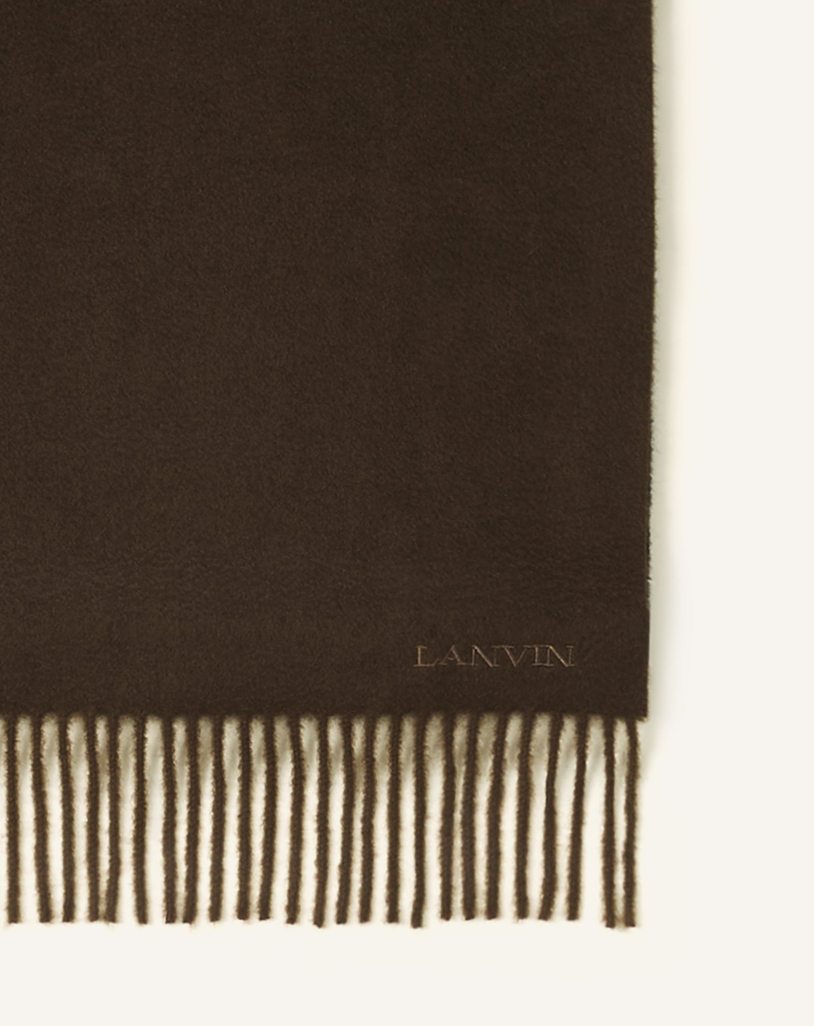 BLUE TWO-TONE CASHMERE SCARF