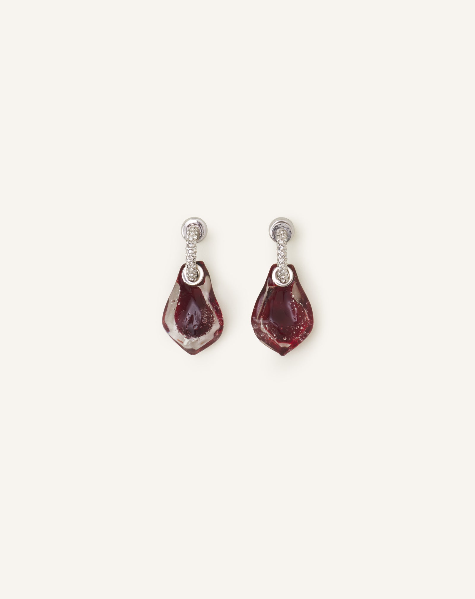 RED AURORE EARRINGS