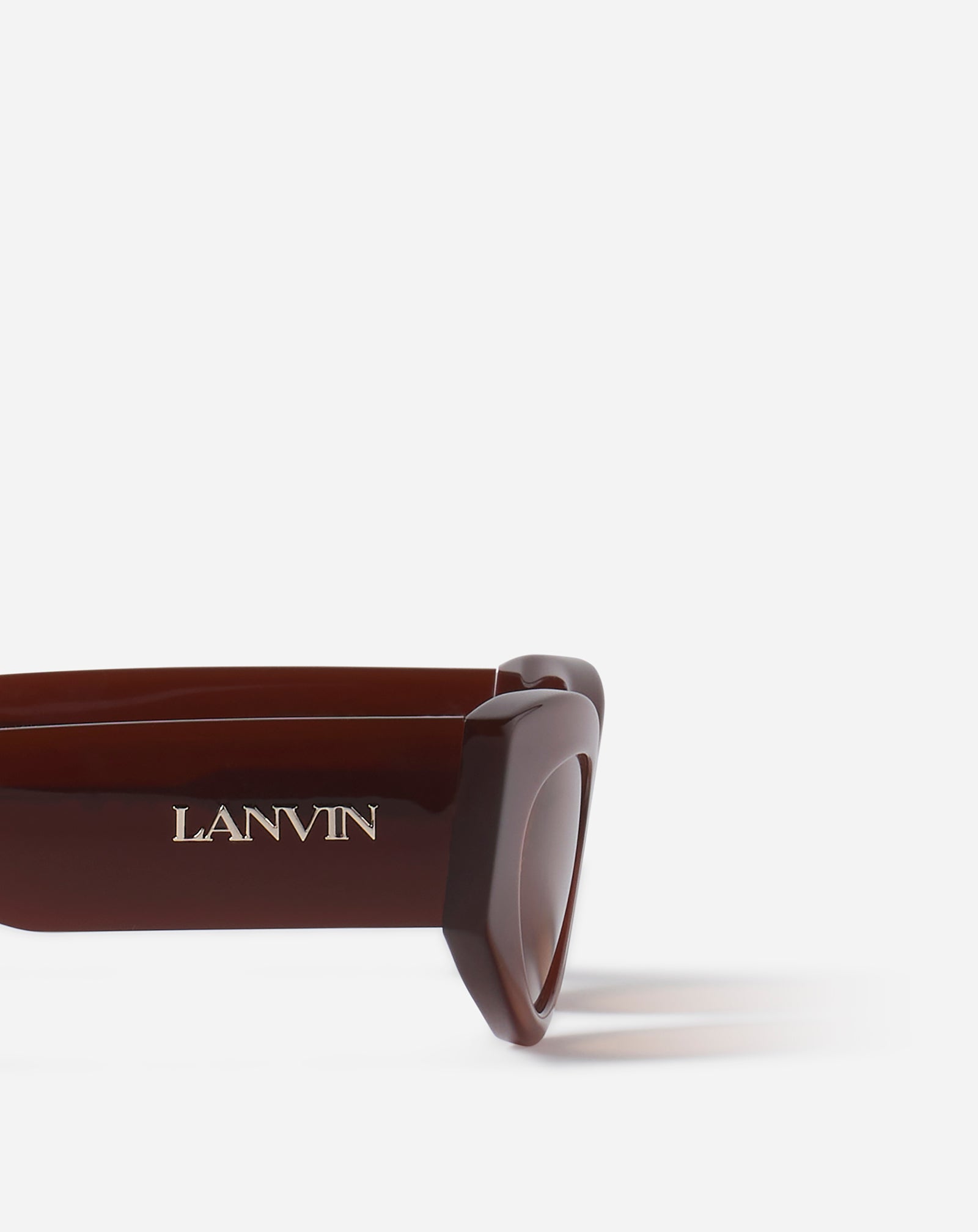 BROWN LANVIN LOGO SUNGLASSES