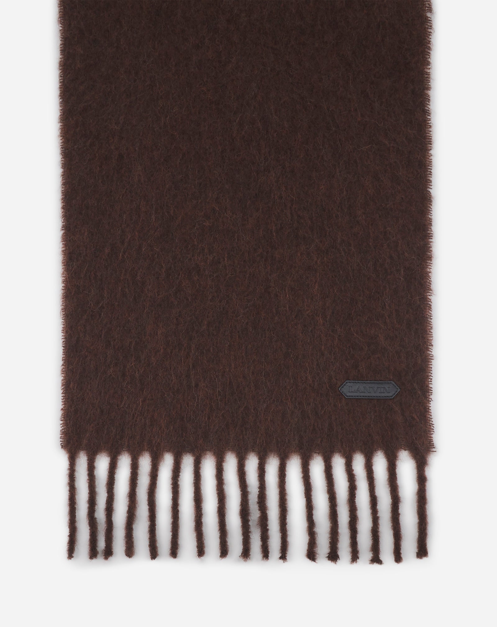 LANVIN FRINGED SCARF IN WOOL