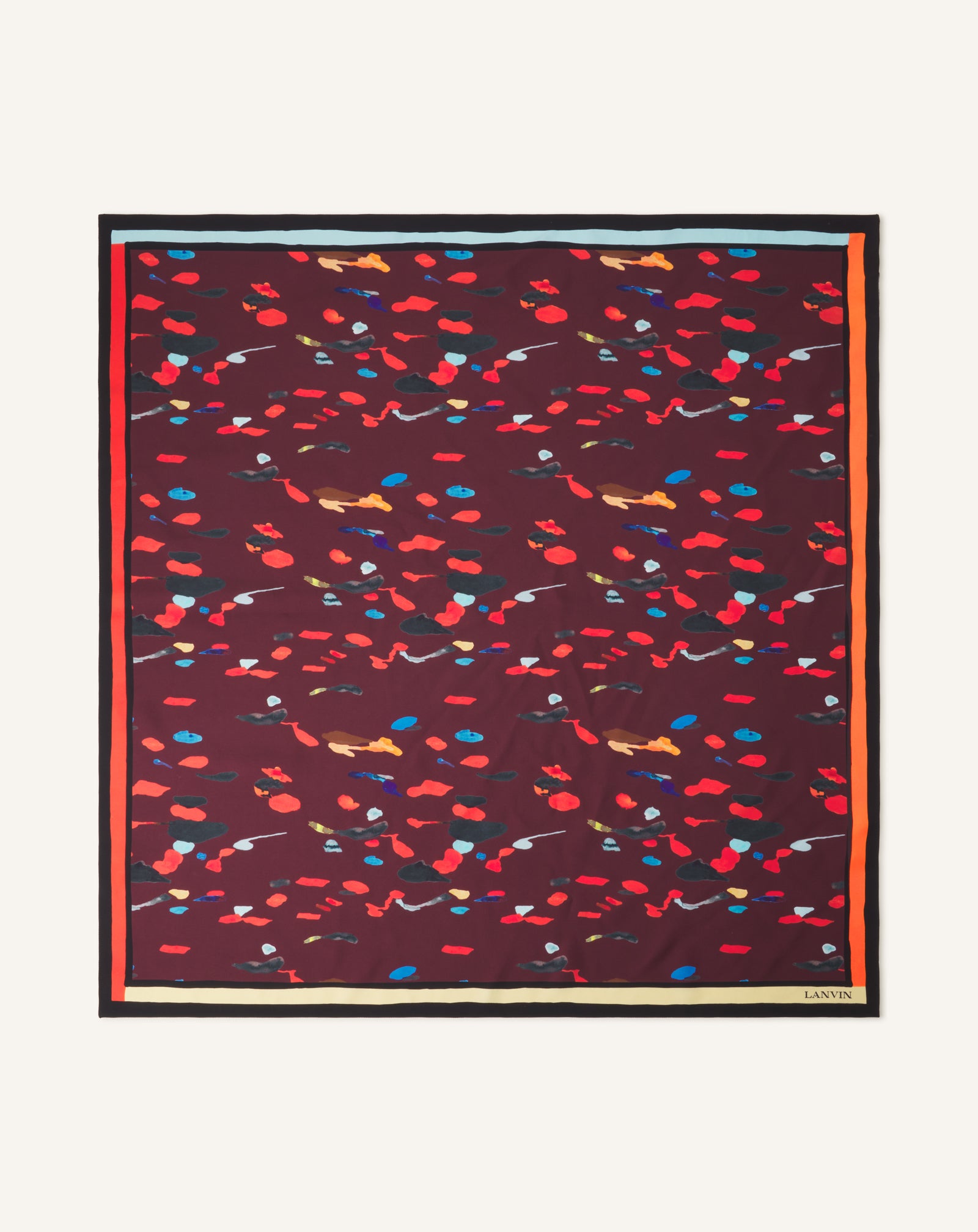 DROP COLOR SILK SCARF