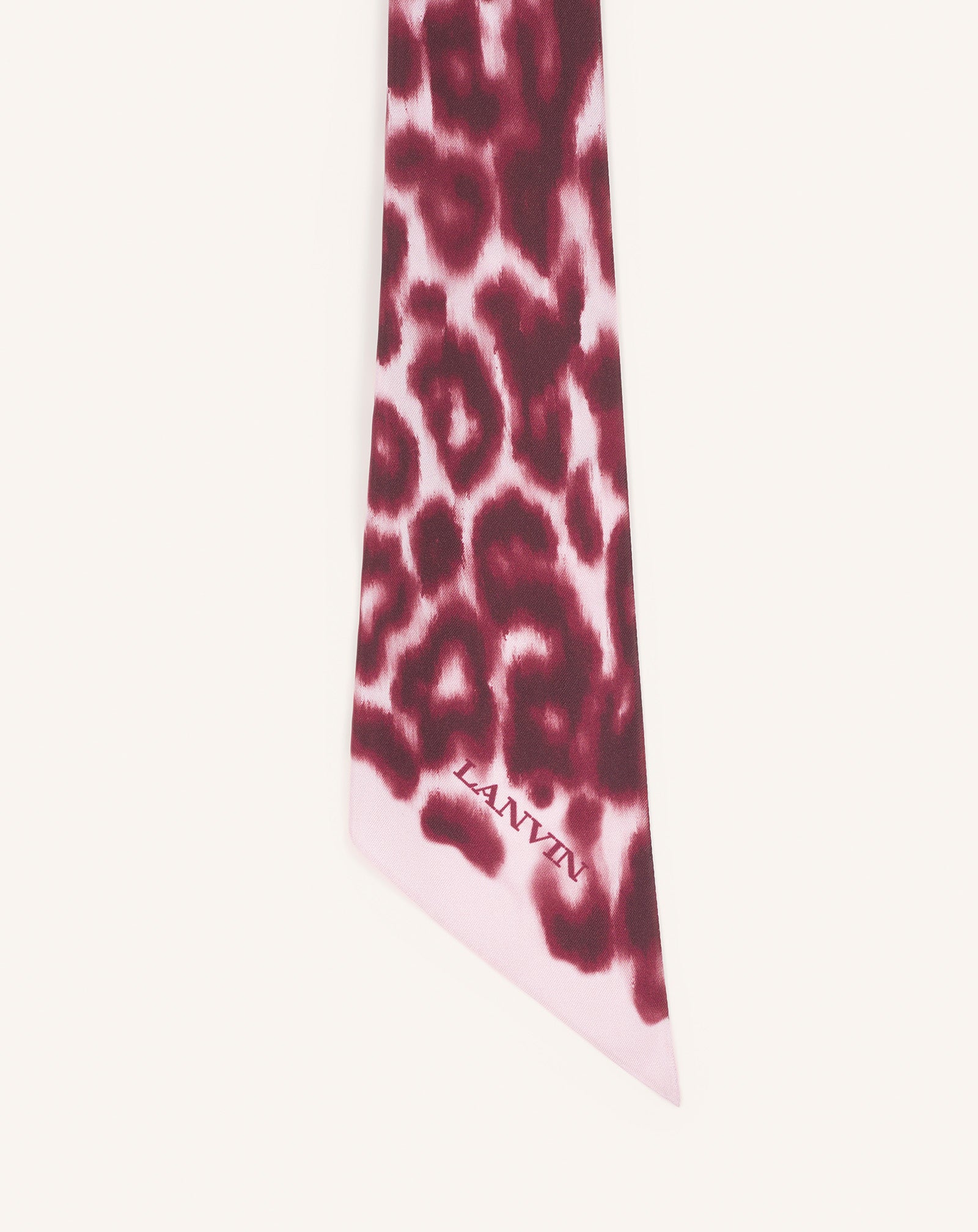 LEOPARD PRINT SILK TWILLY