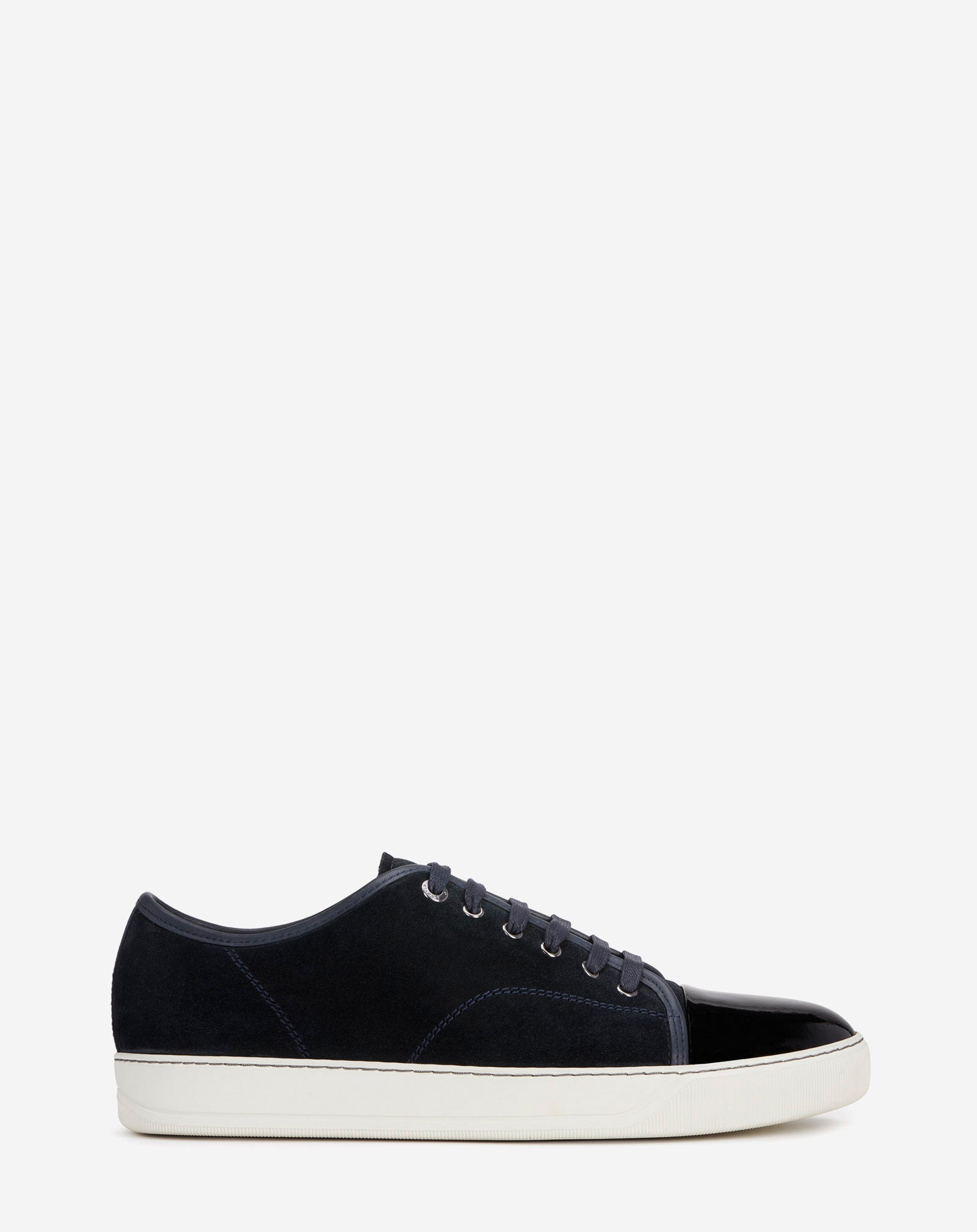 DBB1 SNEAKERS IN SUEDE AND PATENT LEATHER