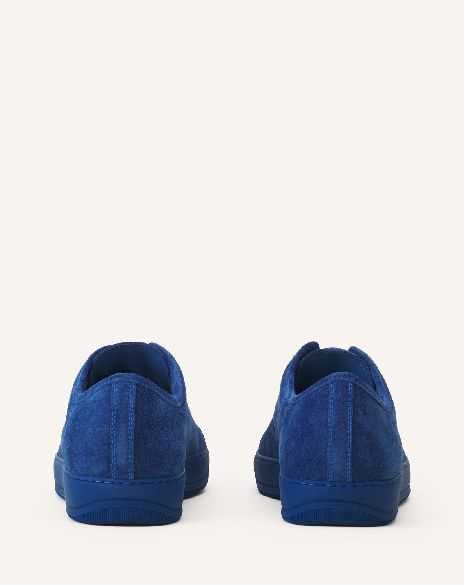 BLUE DBB1 SNEAKERS IN SUEDE AND PATENT LEATHER