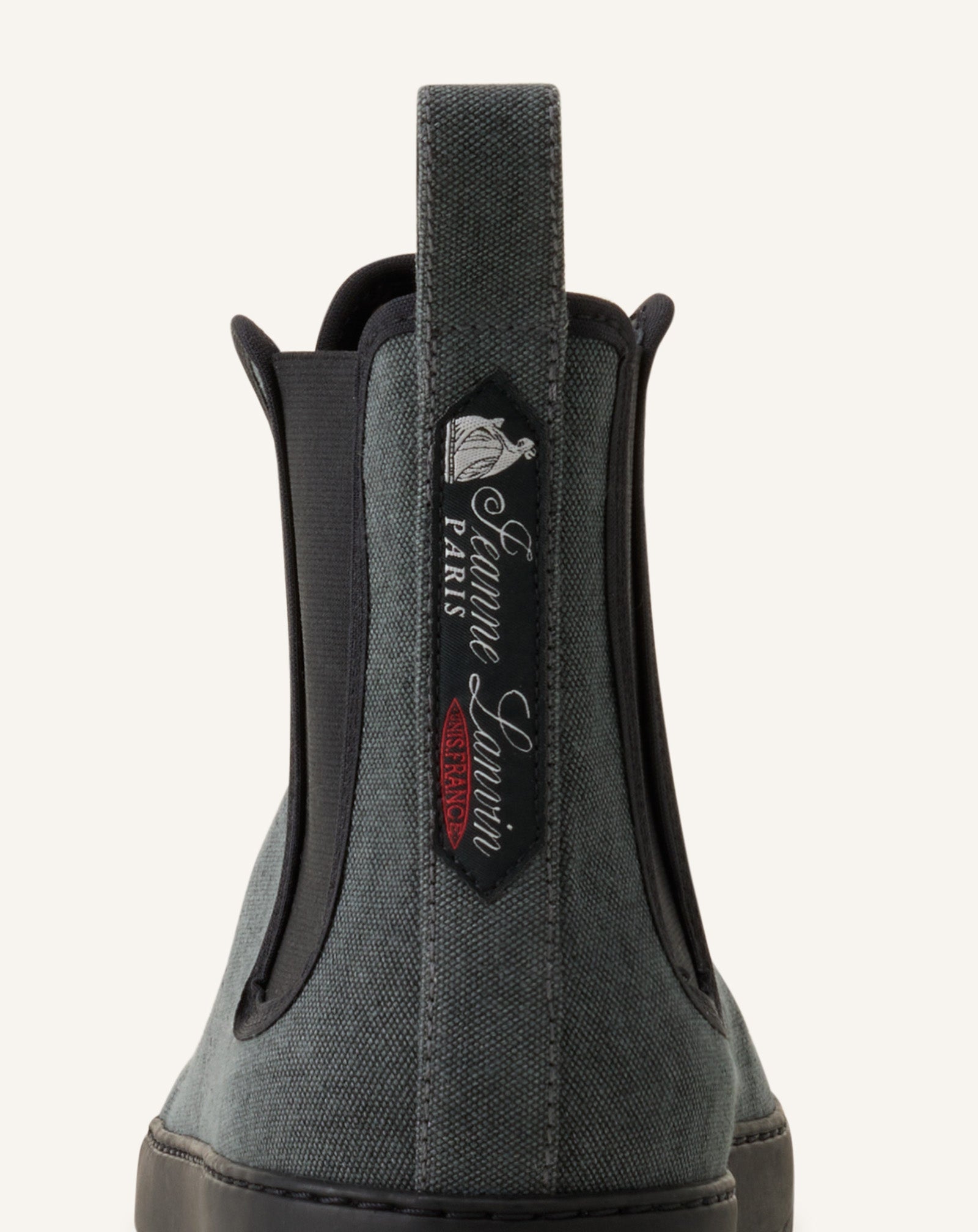 BLACK DBB1 HIGH TOP CANVAS SNEAKERS