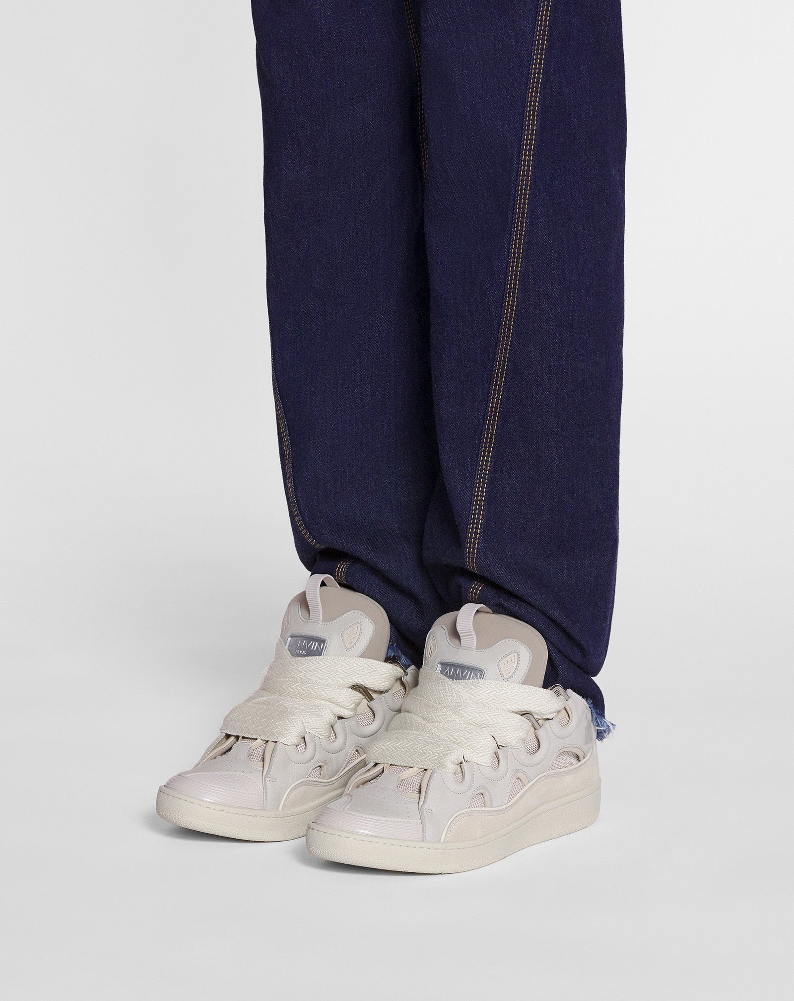 Leather Curb Sneakers Lanvin - Main Image