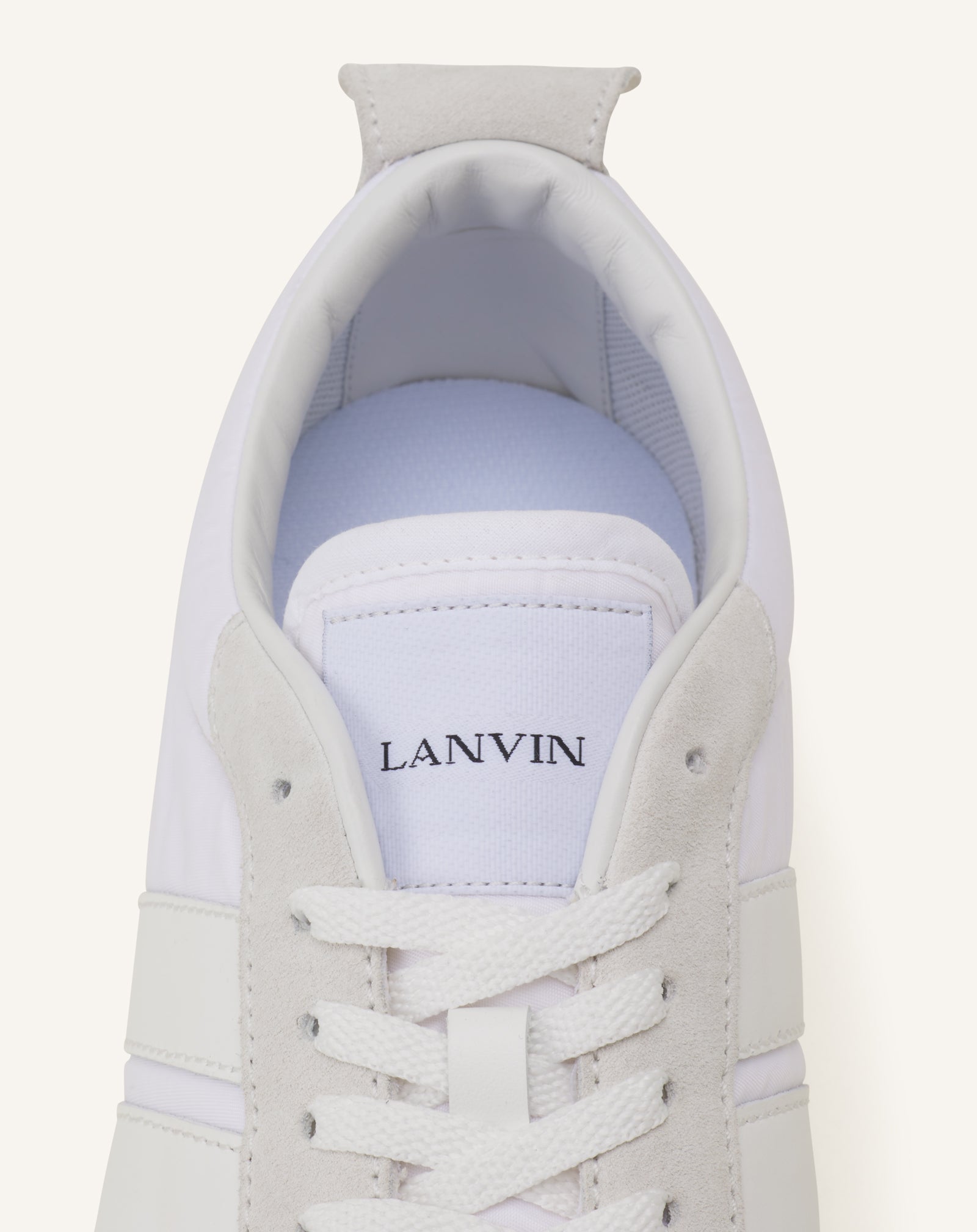 WHITE BUMPR SNEAKERS IN NYLON