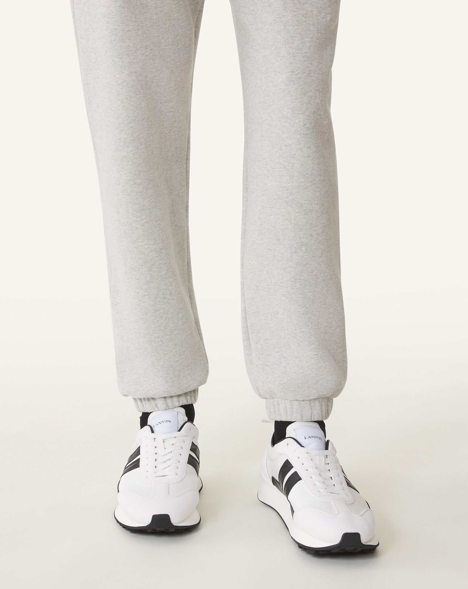 WHITE BUMPR SNEAKERS IN NYLON