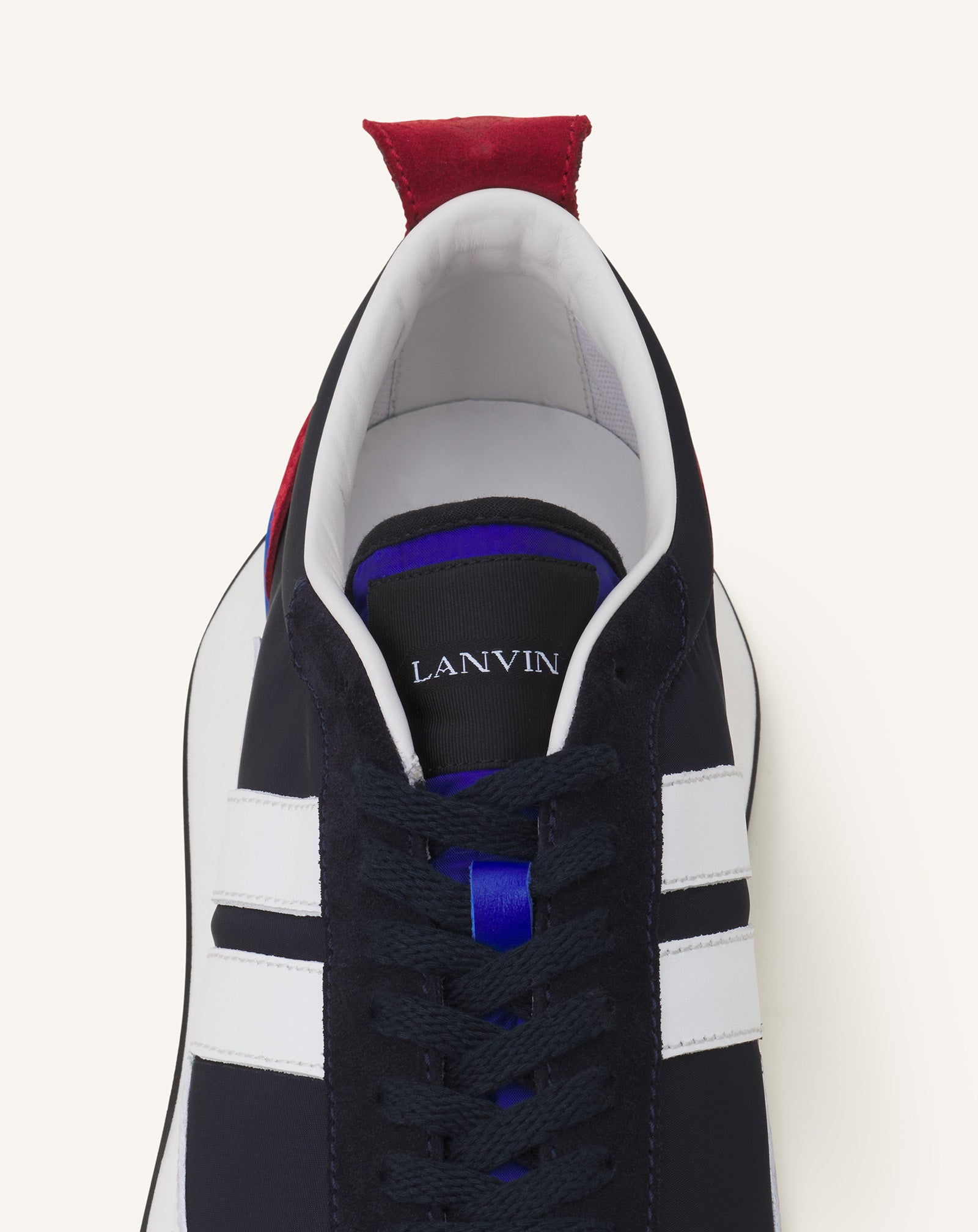 WHITE BUMPR SNEAKERS IN NYLON