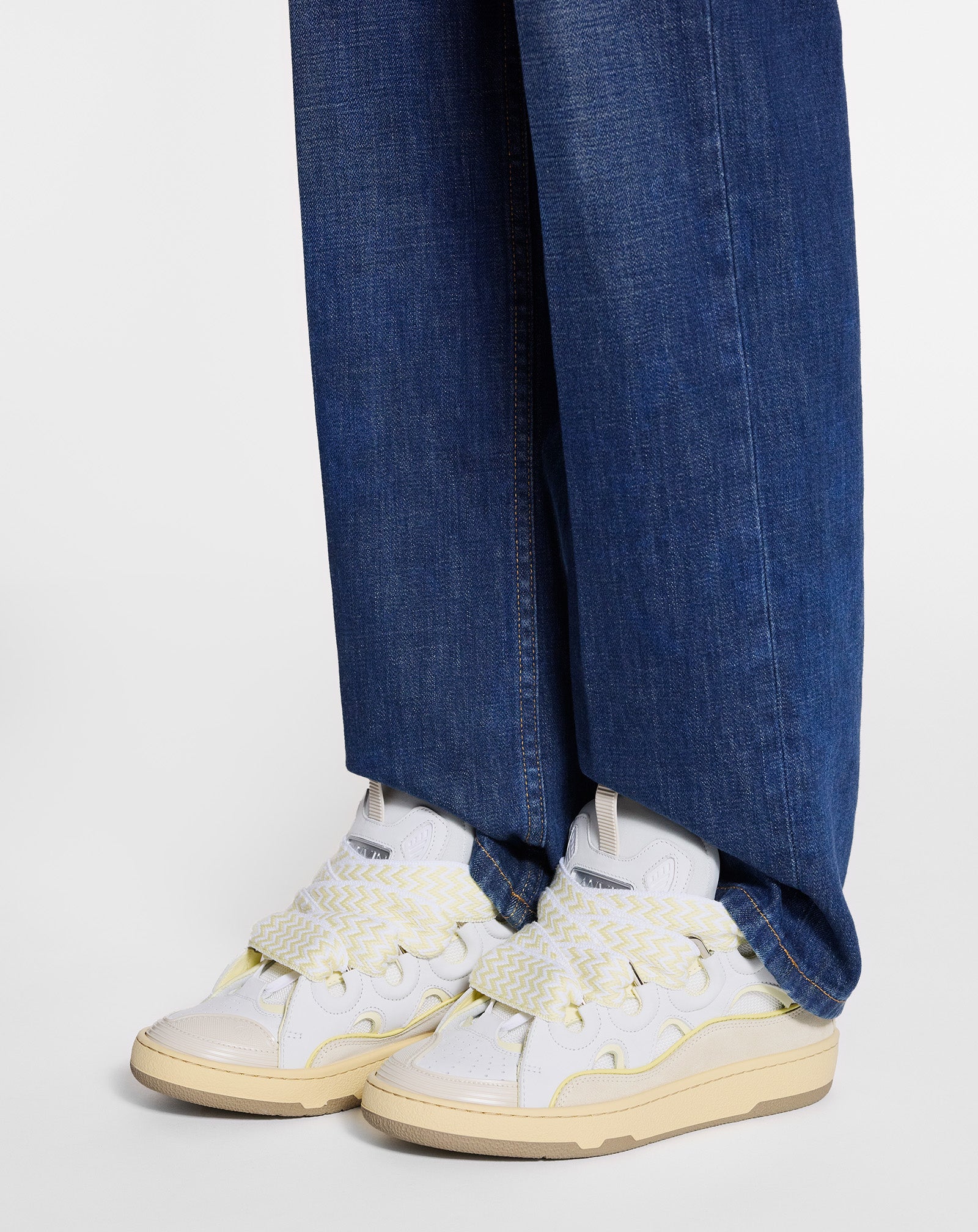 CURB LEATHER SNEAKERS