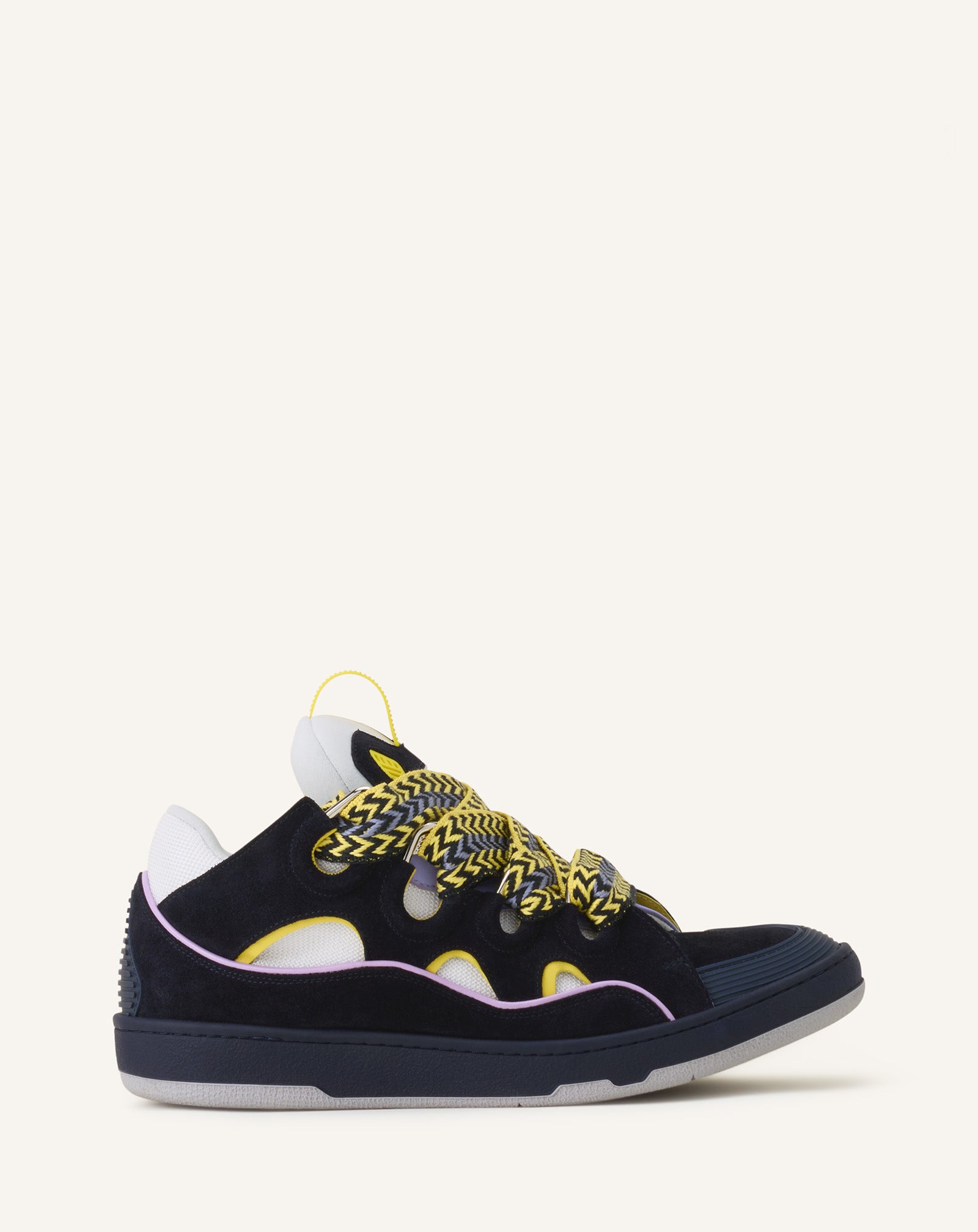 Green Curb Leather Sneakers | Lanvin